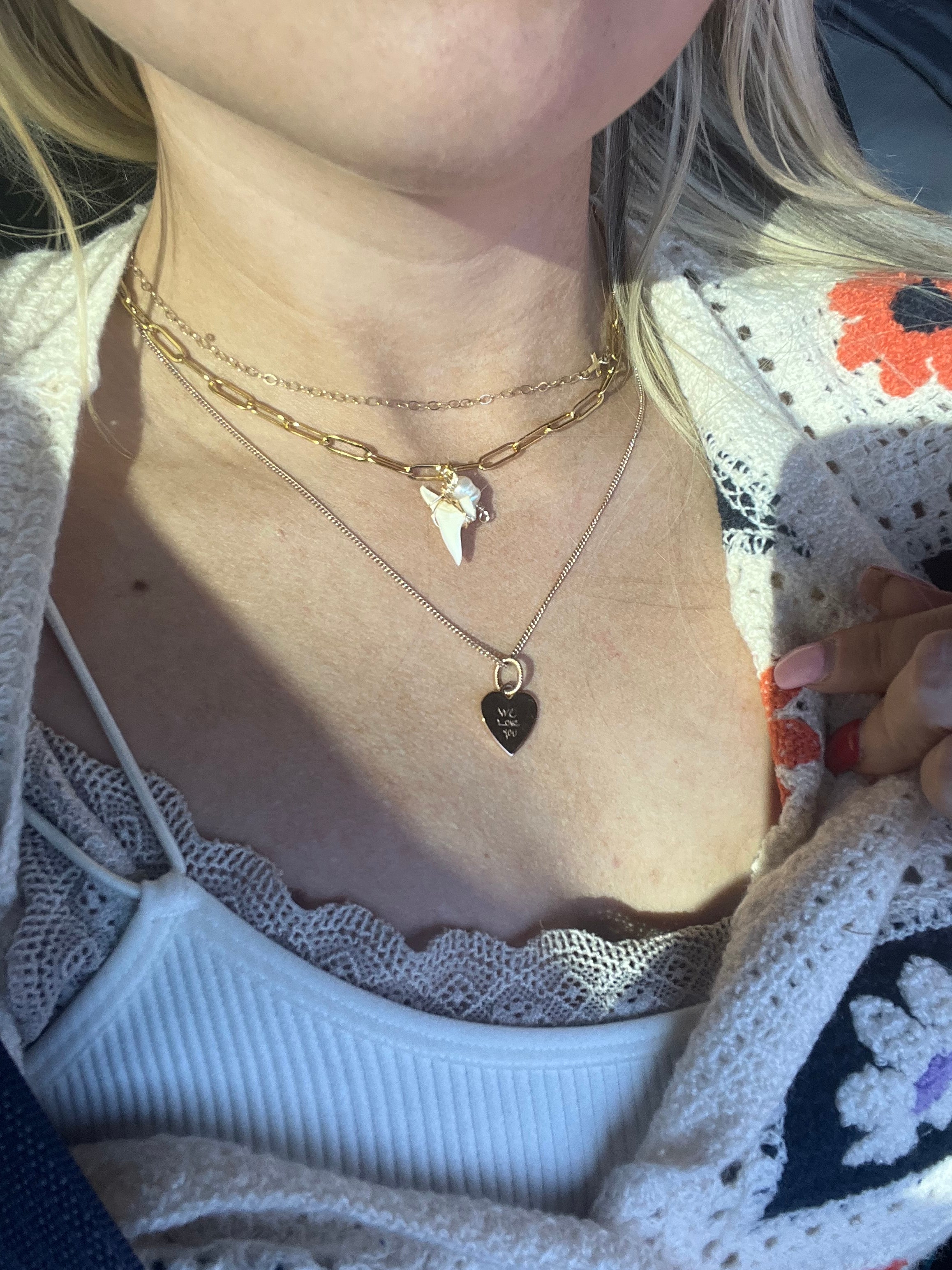 Shark tooth necklace