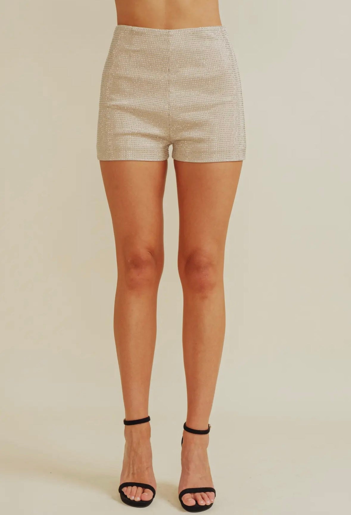 Champagne Night Sparkle Shorts