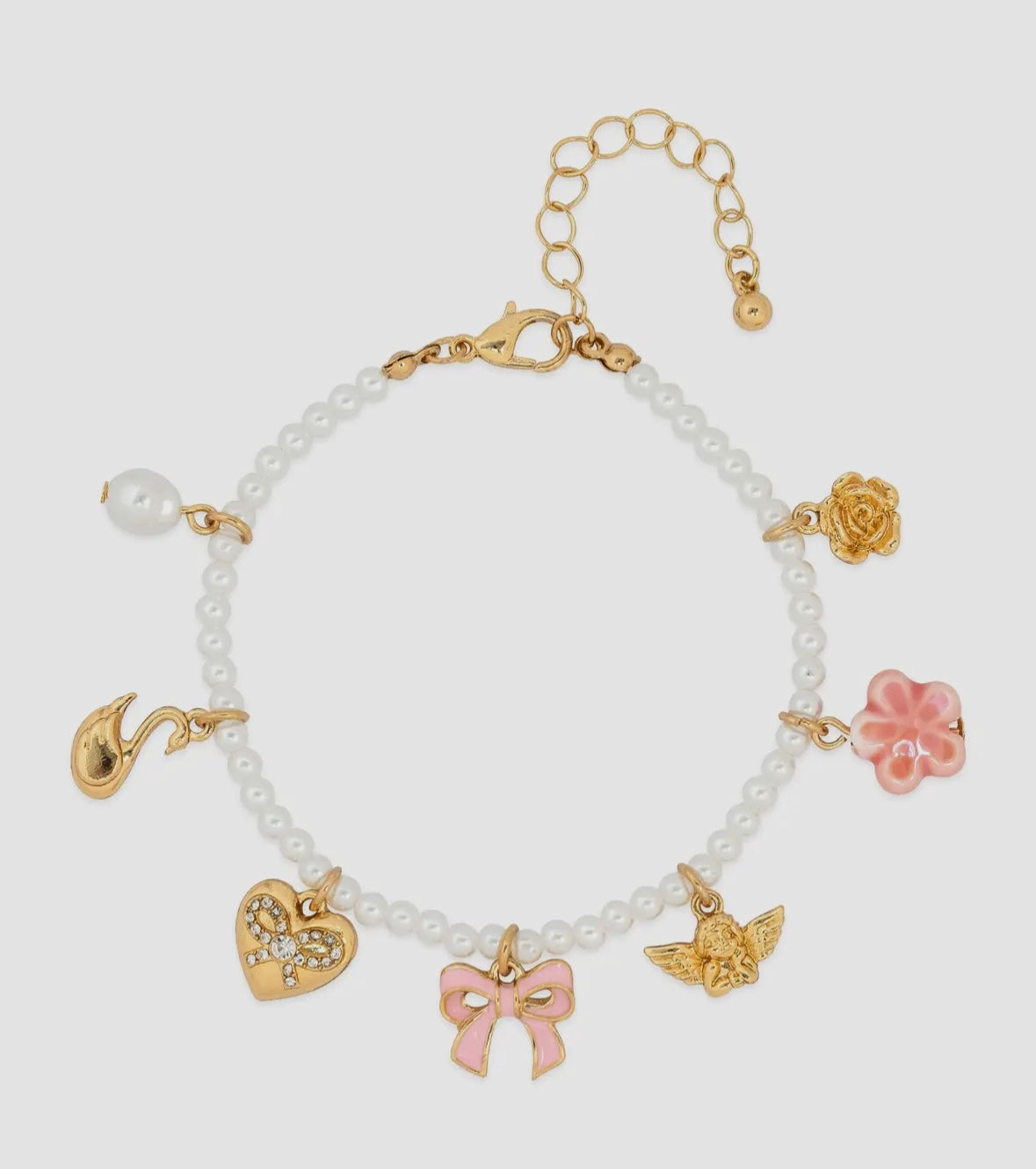 Swan Pearl Bracelet