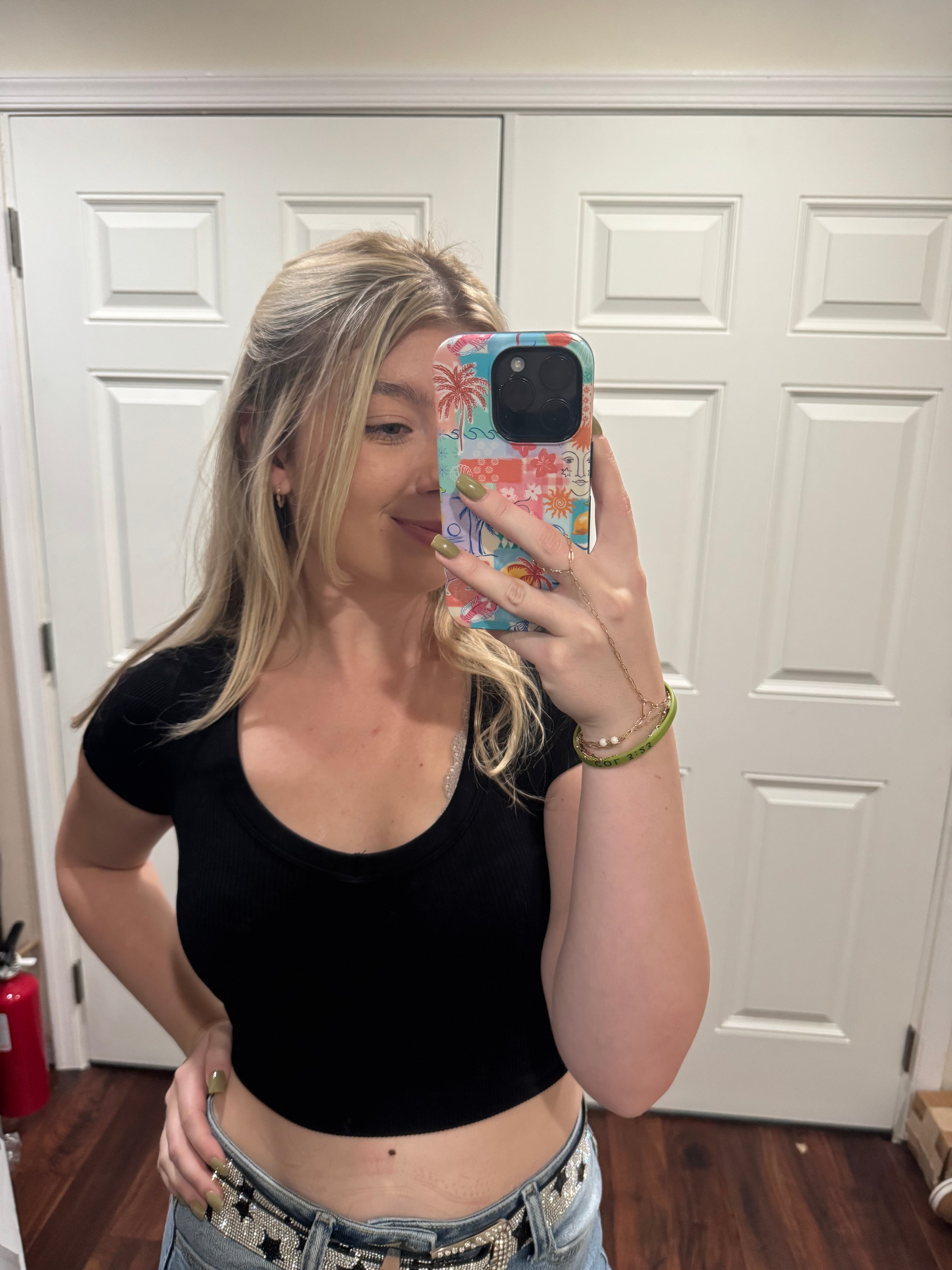 Shawny Ribbed Crop Top