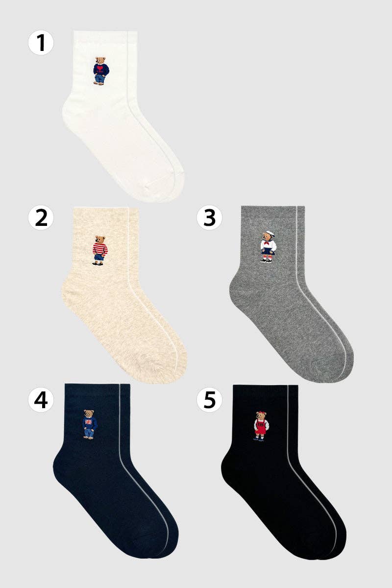 Women's Crew Lady Socks: KW-C-014-3