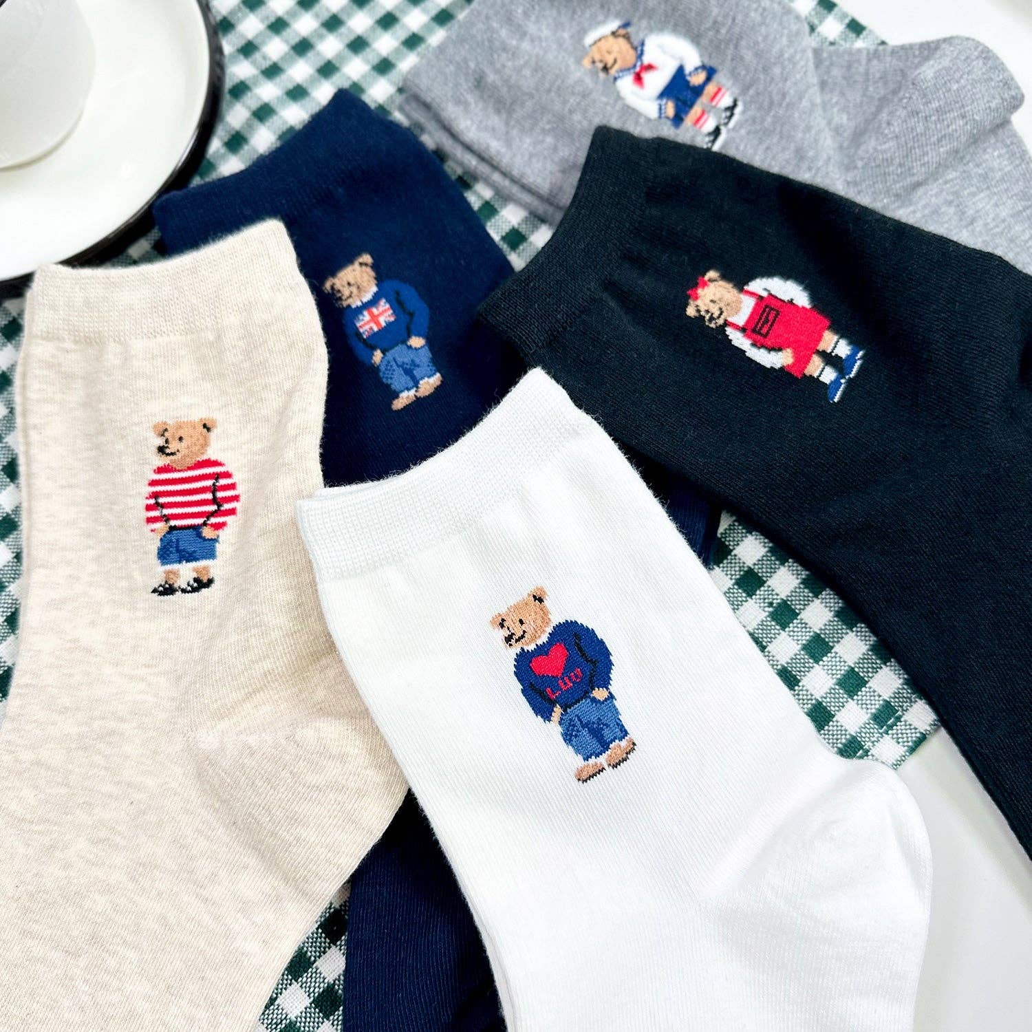 Women's Crew Lady Socks: KW-C-014-3