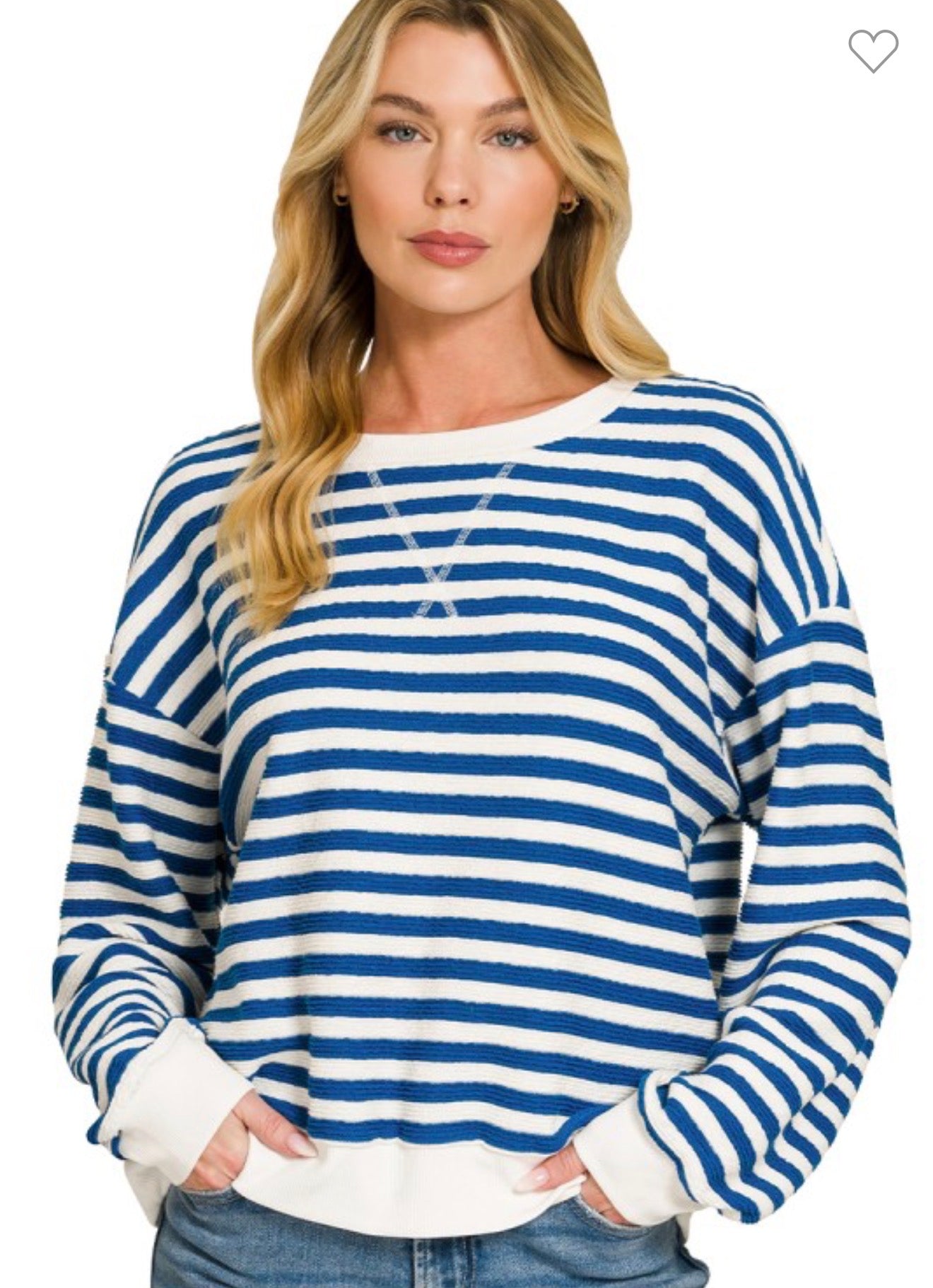 Nautical Stripe Lightweight Sweater