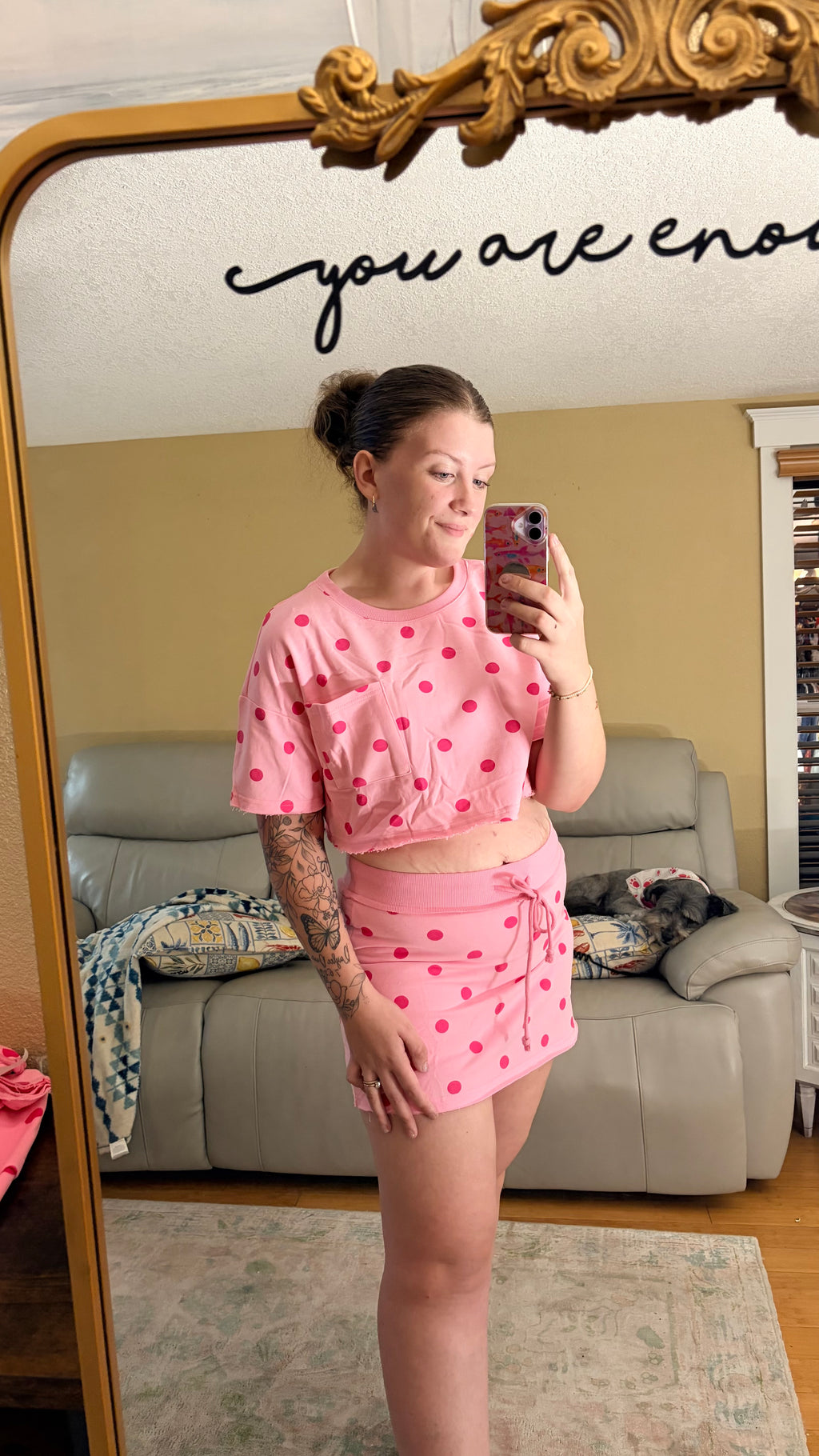 Polka Madness Skort Set