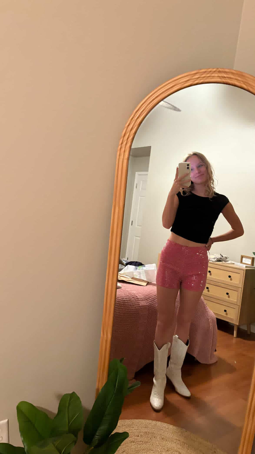 PREORDER- Magenta Sparkle Shorts- SEPT 15-20