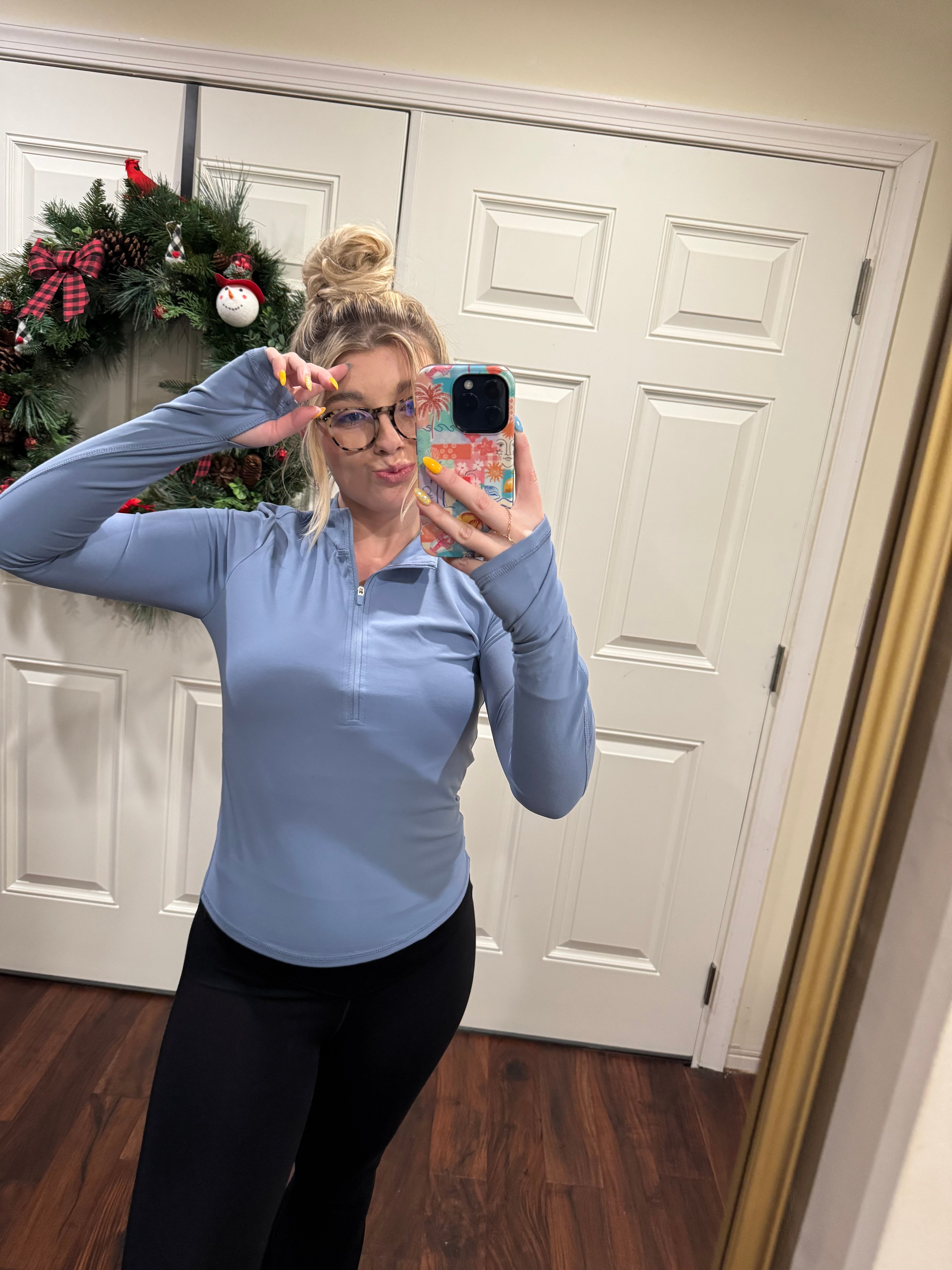 Midnight Talkin Spandex Top