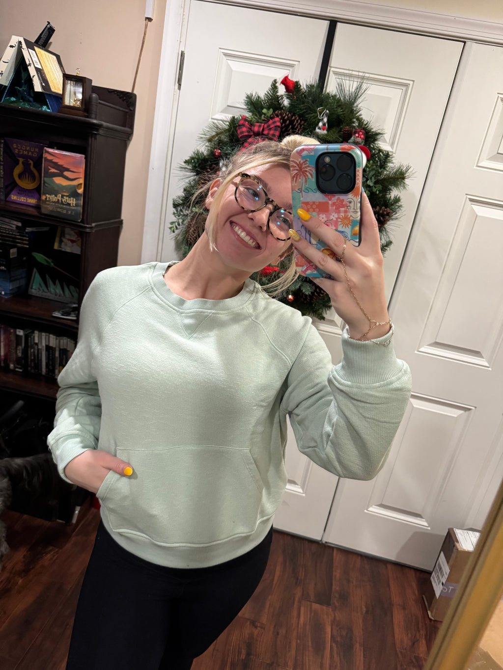 Lemon Lime Pocket Top