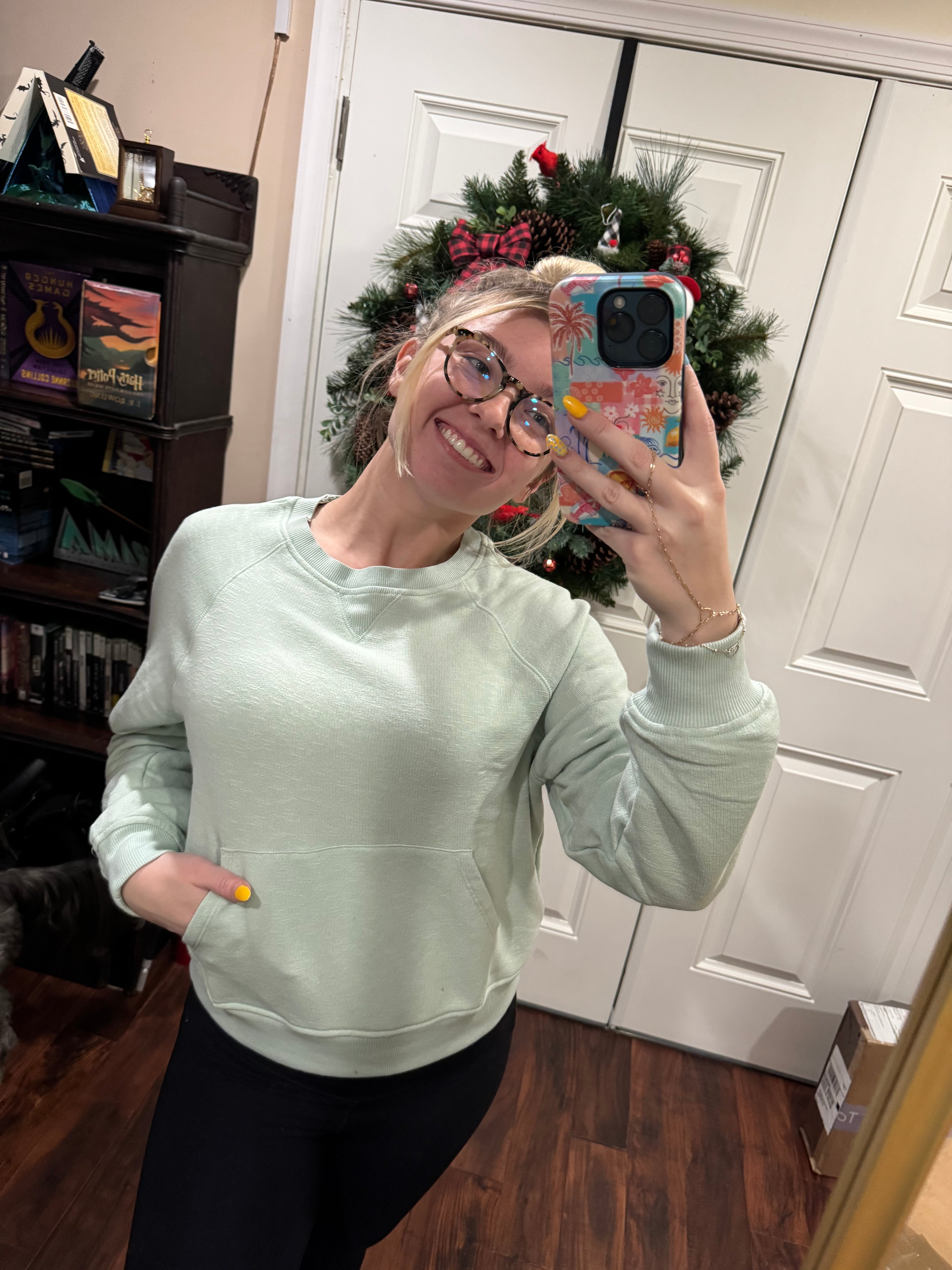 Lemon Lime Pocket Top