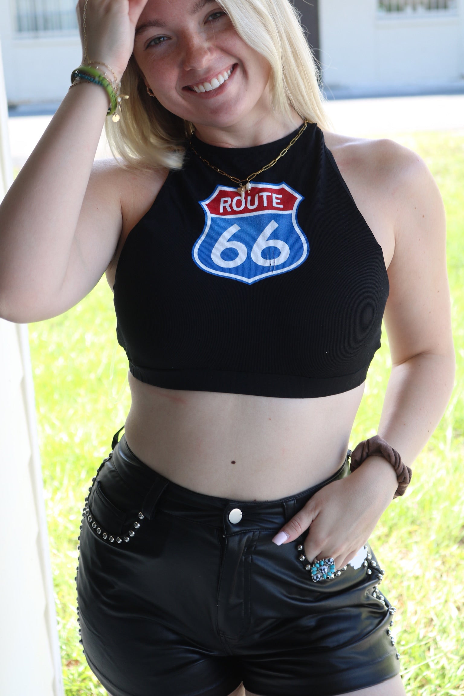 Route 66 Crop Tank