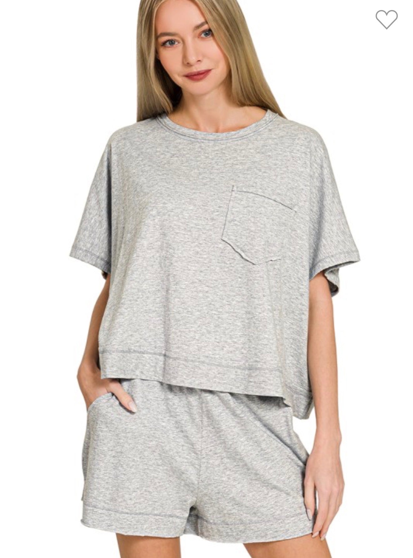 Heather Grey Comfy Set