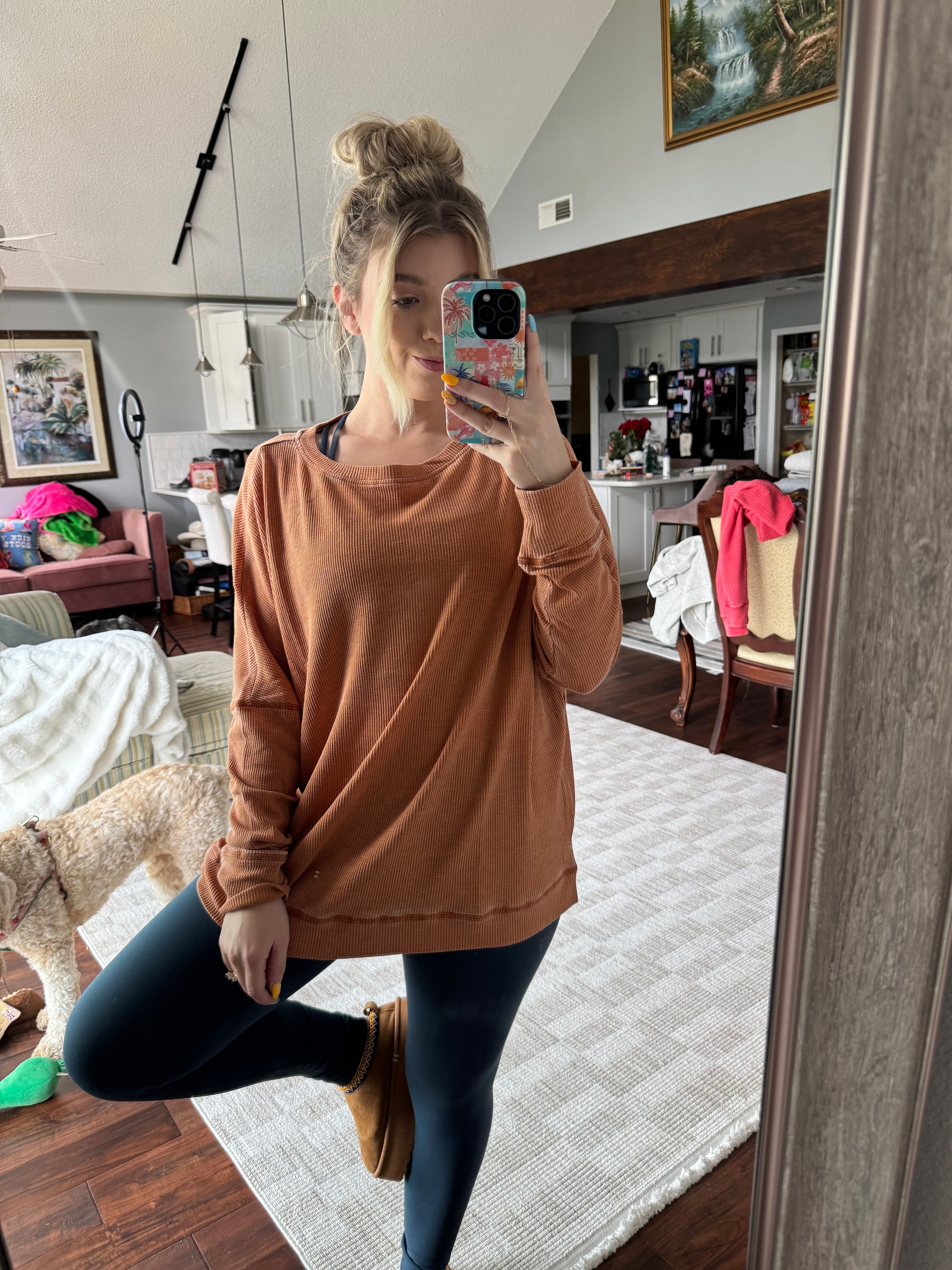 Burnt Amber Pullover