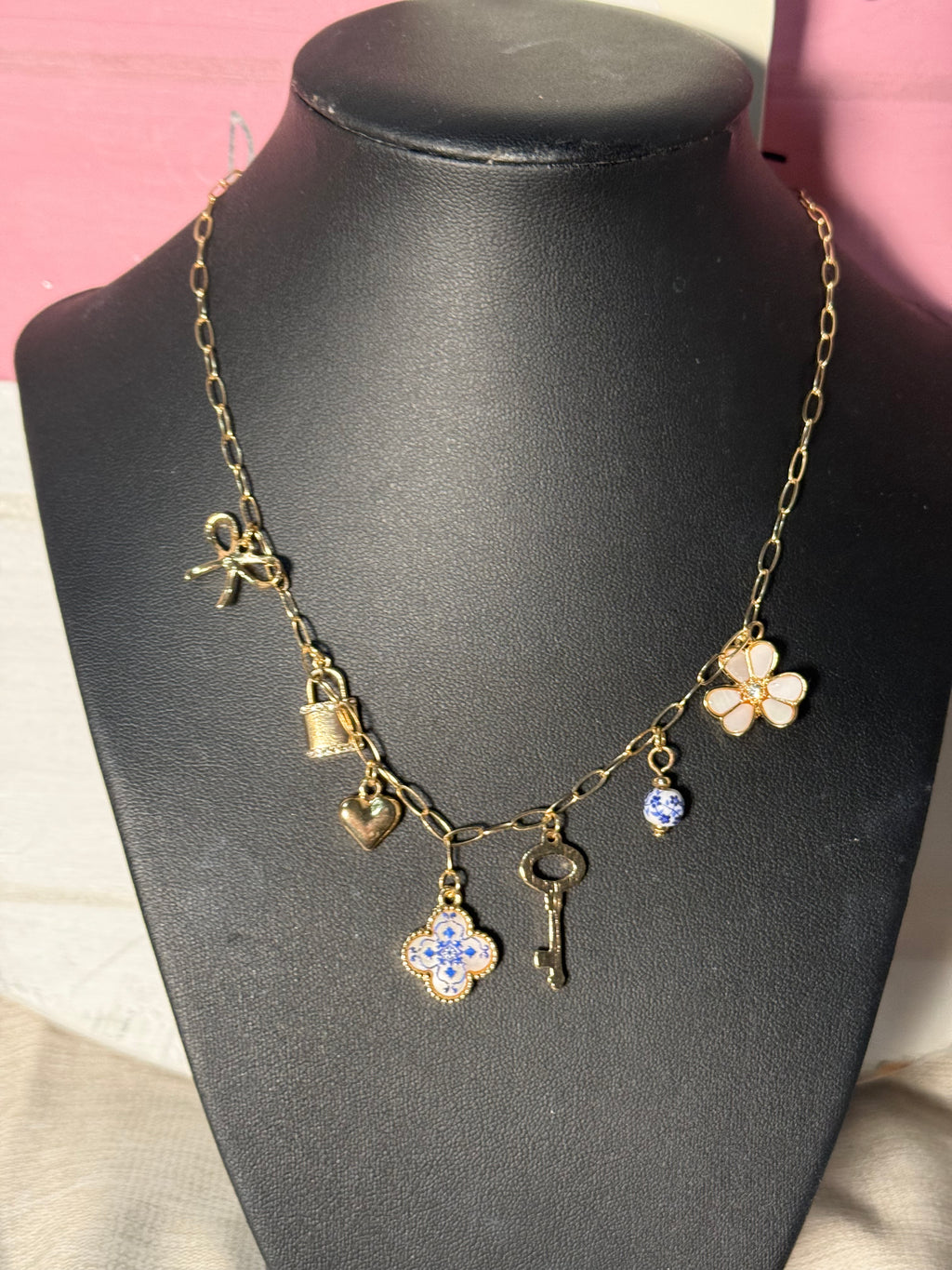 Demask Locket Necklace