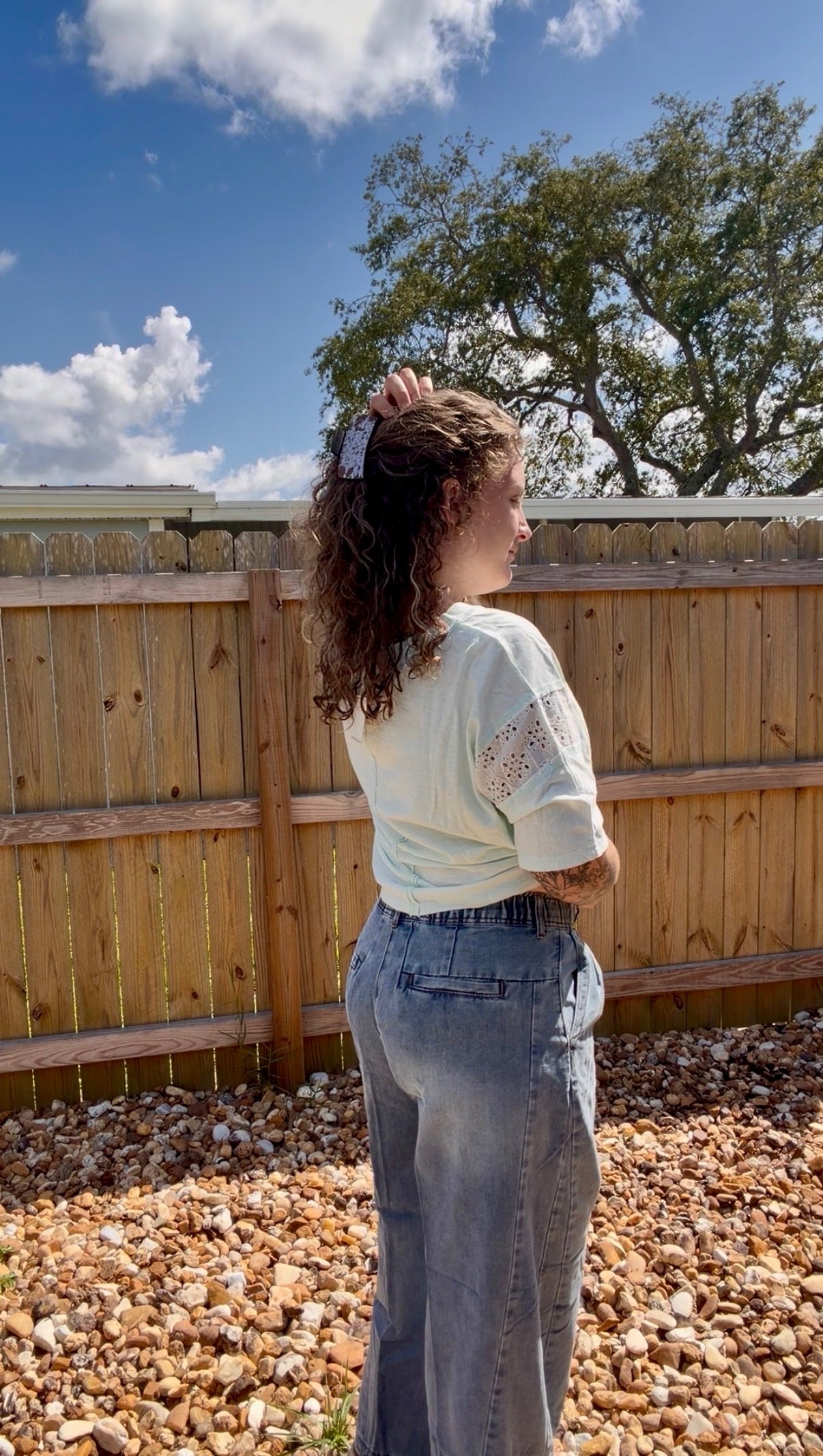 Jeanie’s Cropped Jeans