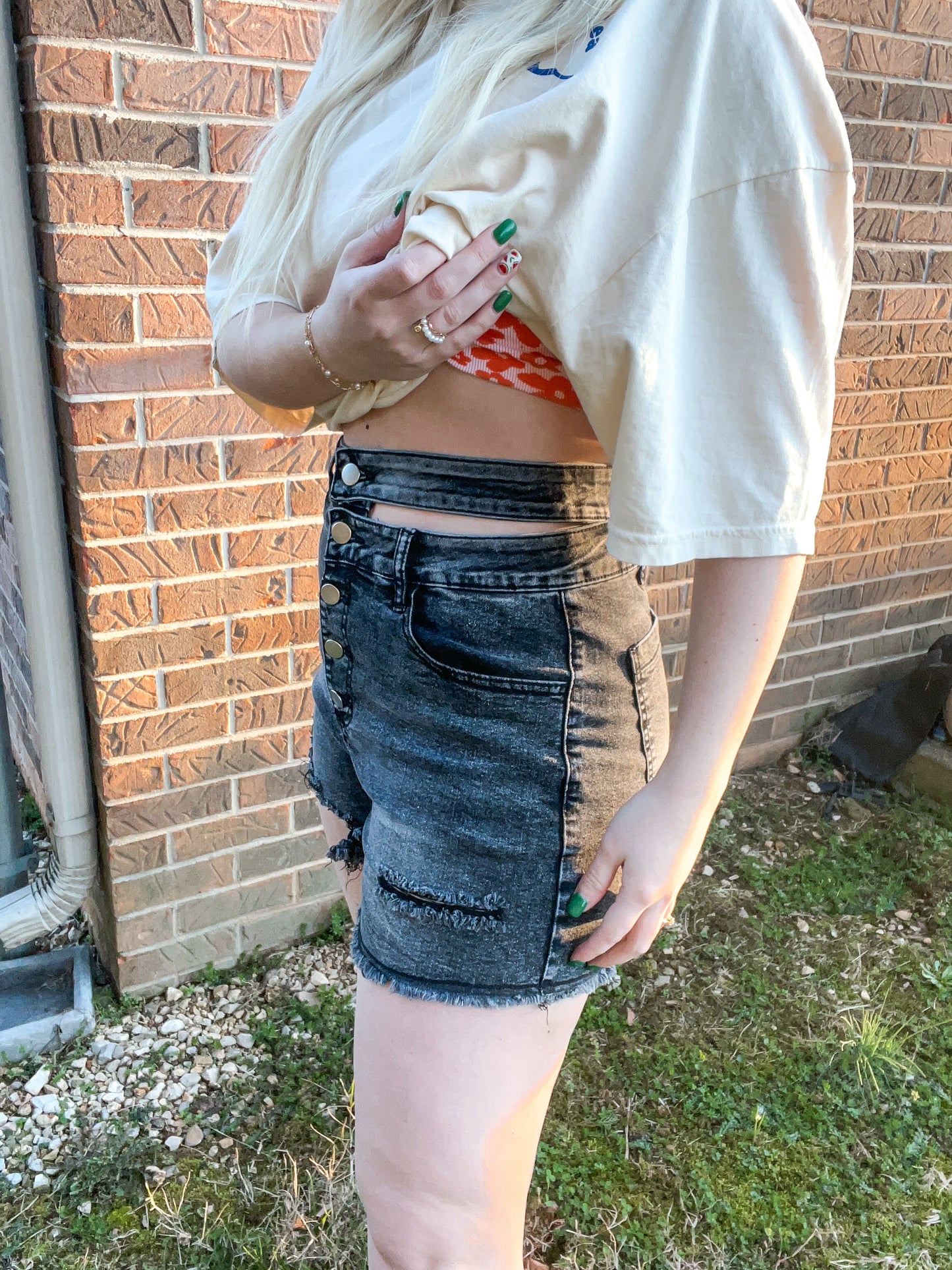 Showin Off Denim Shorts