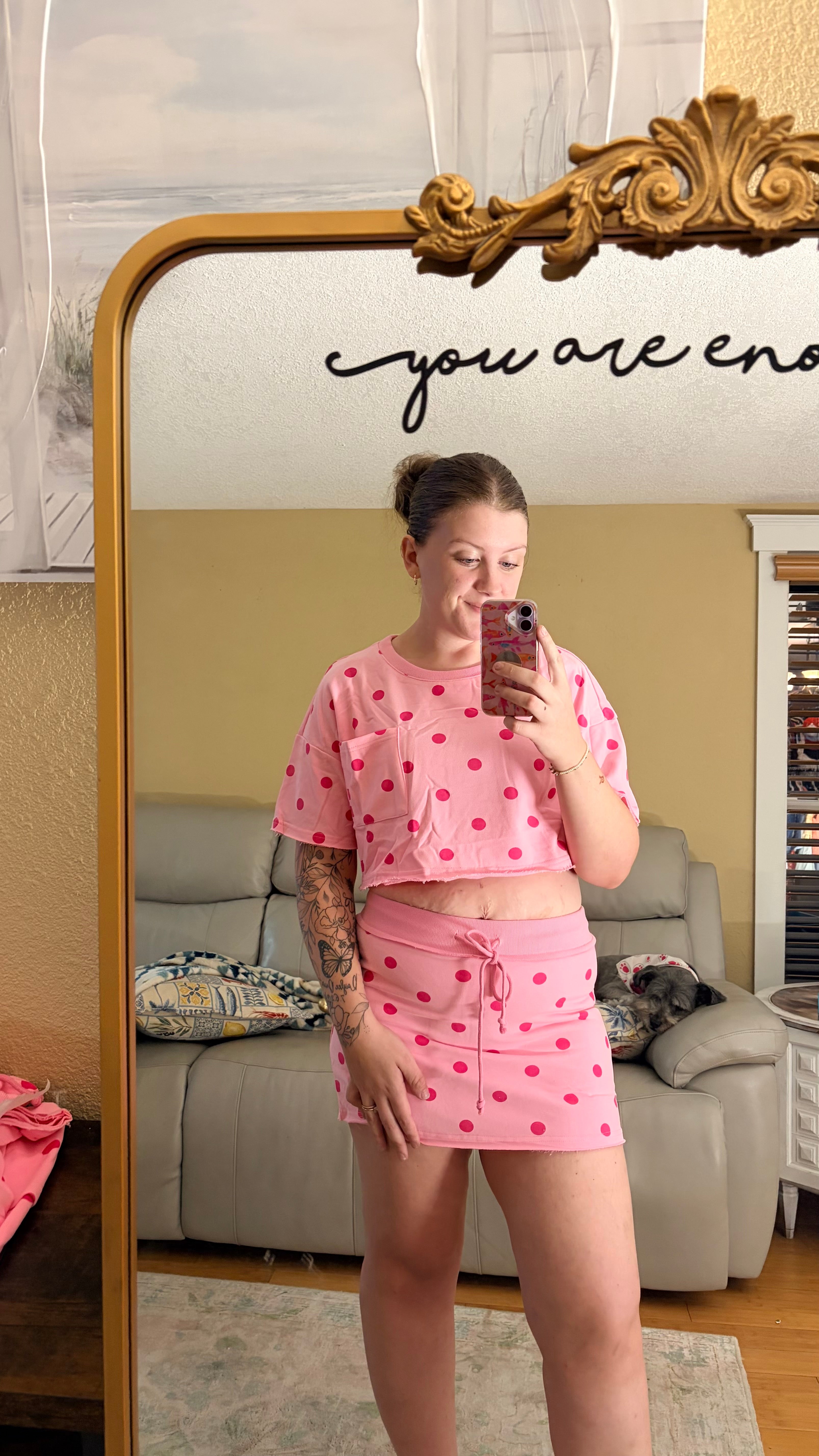 Polka Madness Skort Set