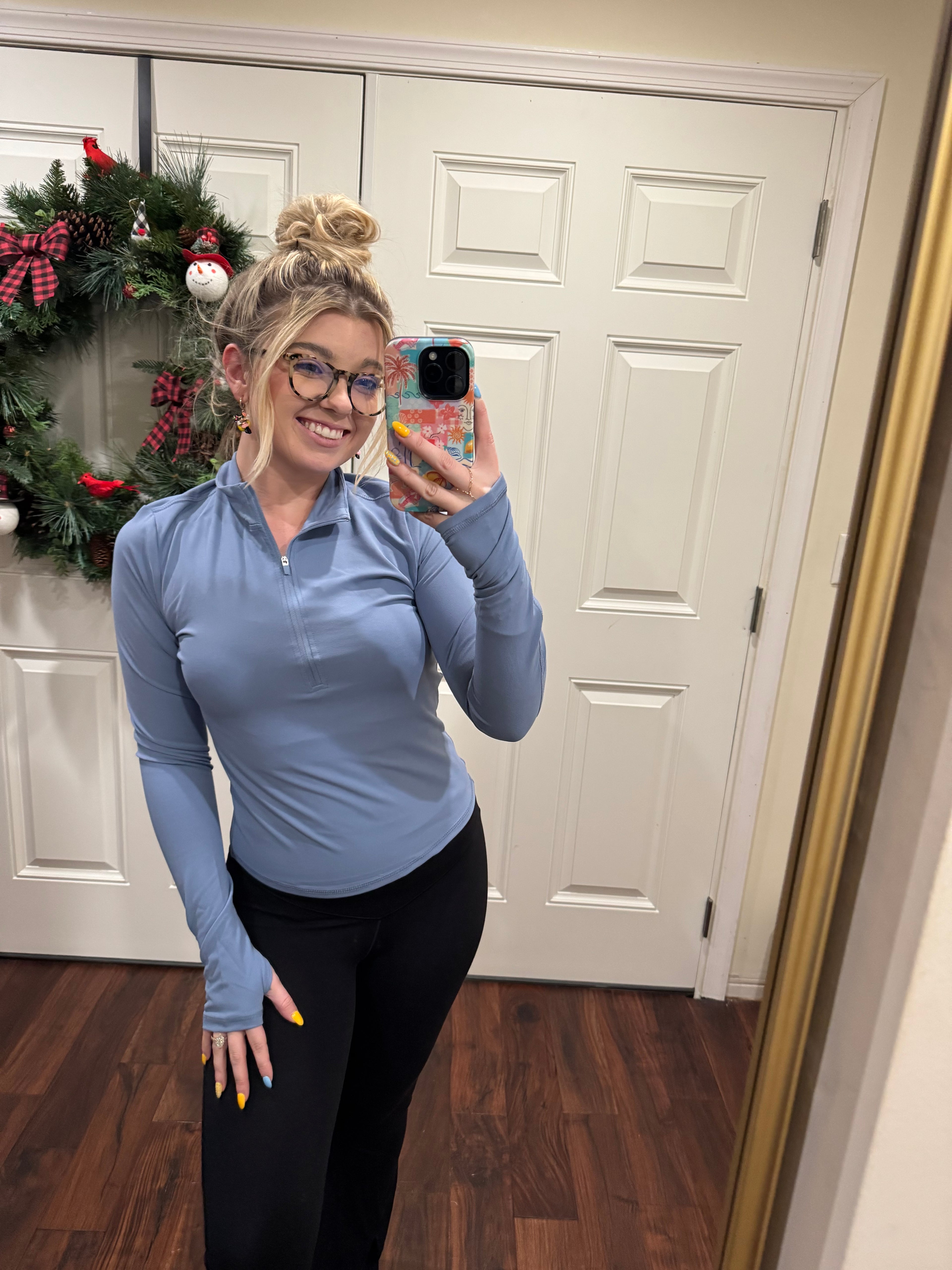 Midnight Talkin Spandex Top