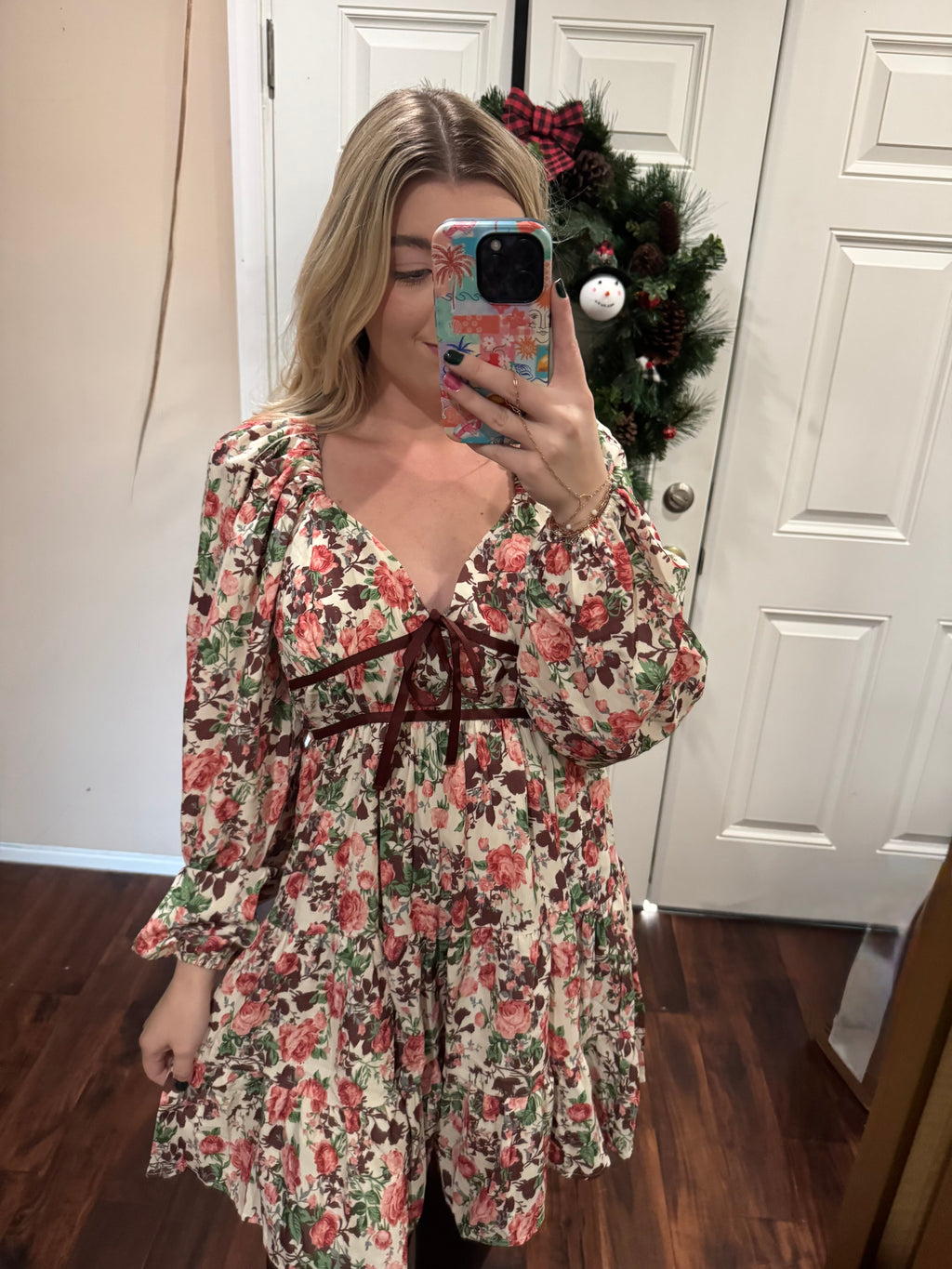 Winter Flowers Dress