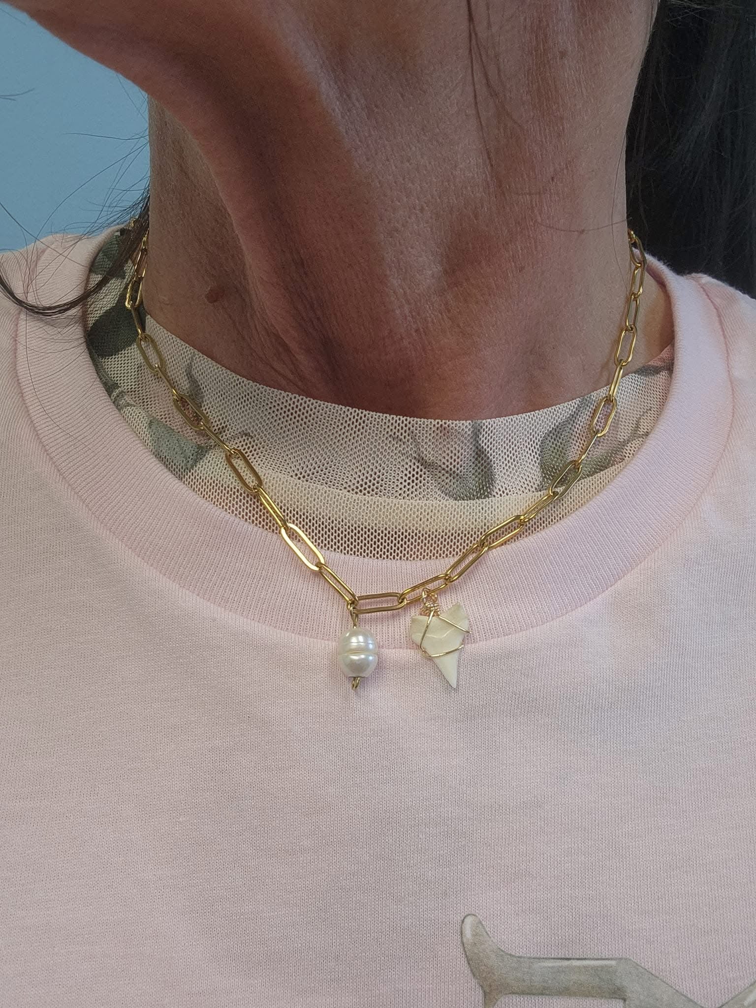 Shark tooth necklace