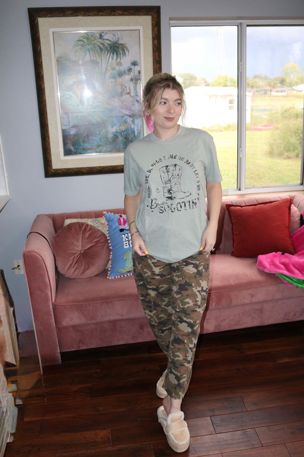 Boot Scootin Tee- Comfort Colors Unisex