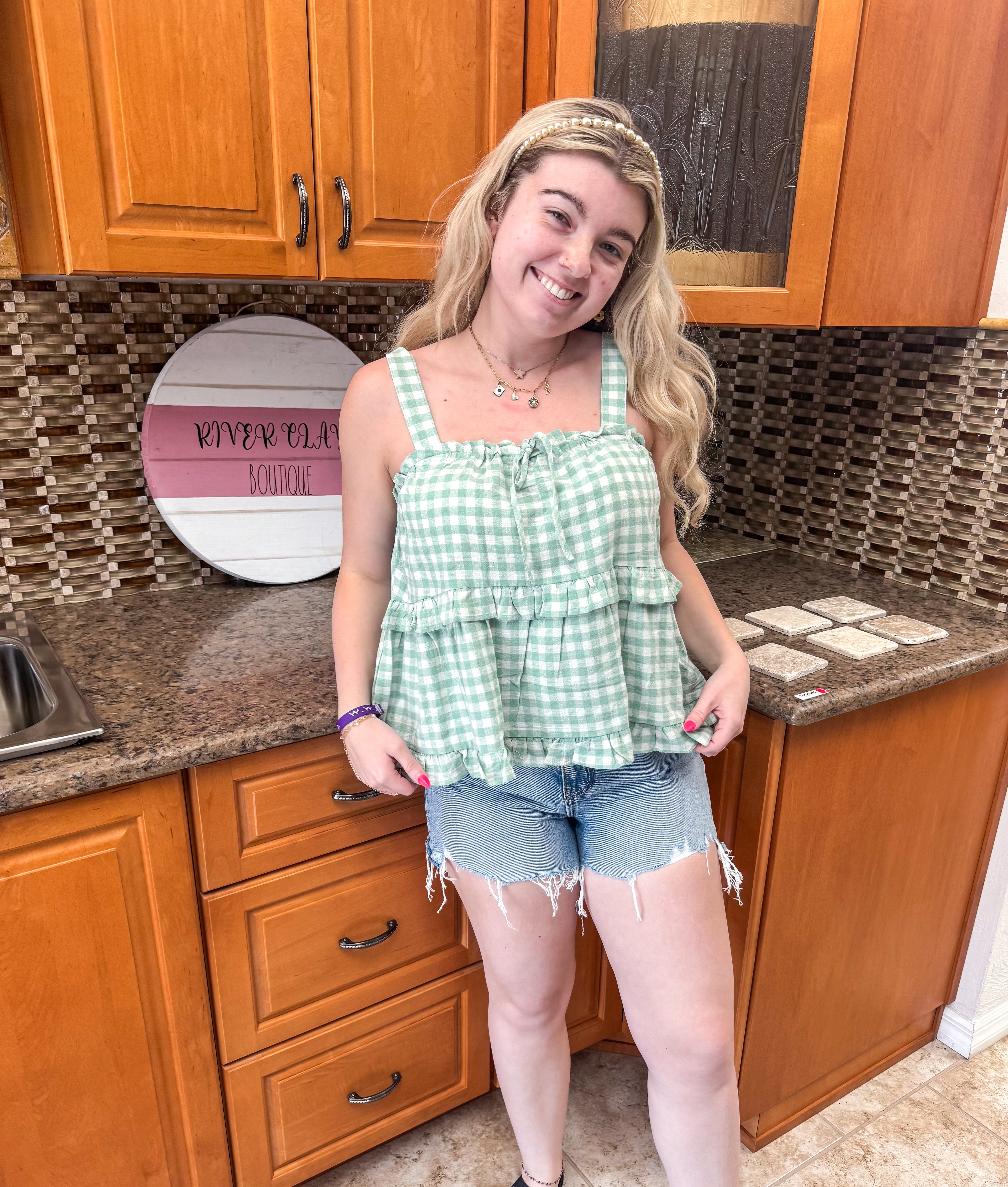 Gingham Tank