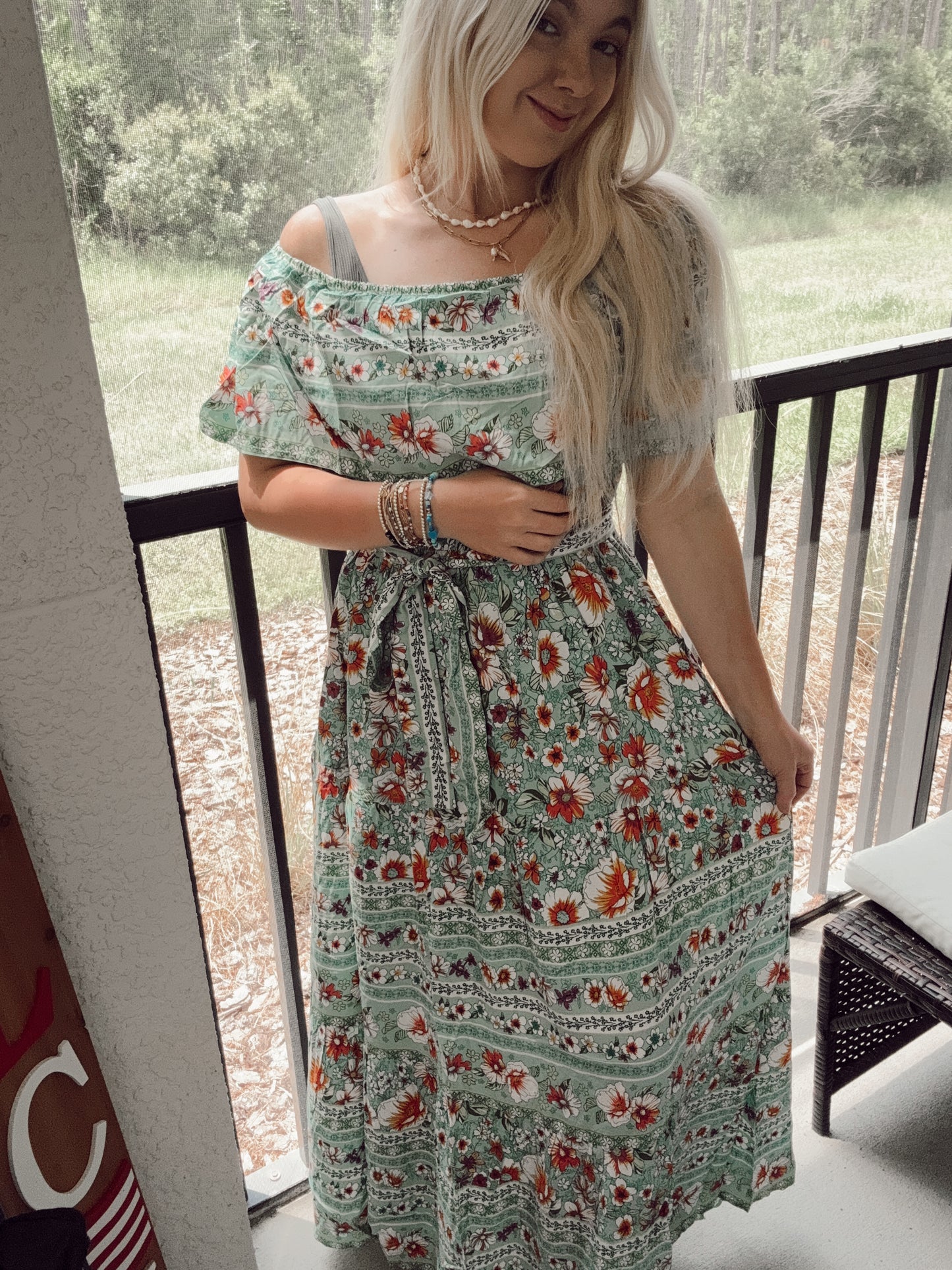 Floral Fiesta Dress