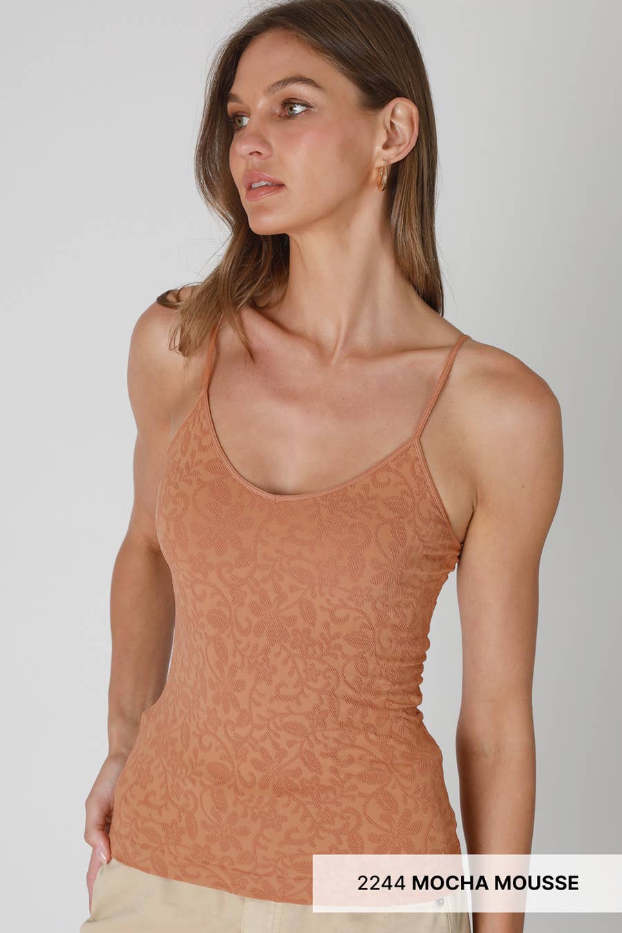 NS8475 - Lace Textured Cami: 2259 Marina