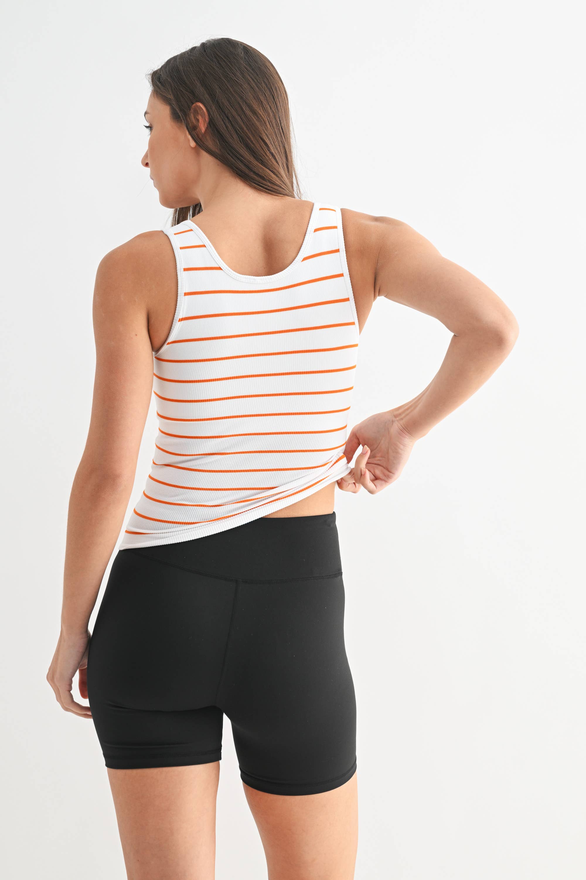 Mono B Padded Ribbed Tank
