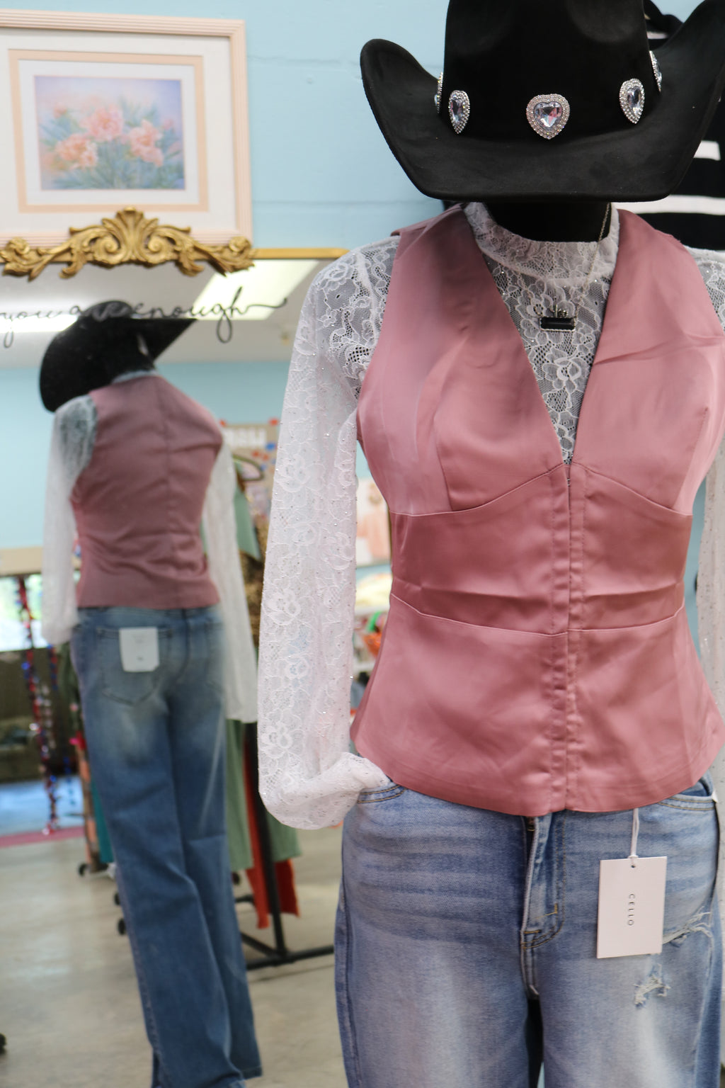 Prairie Rebel Rose Vest