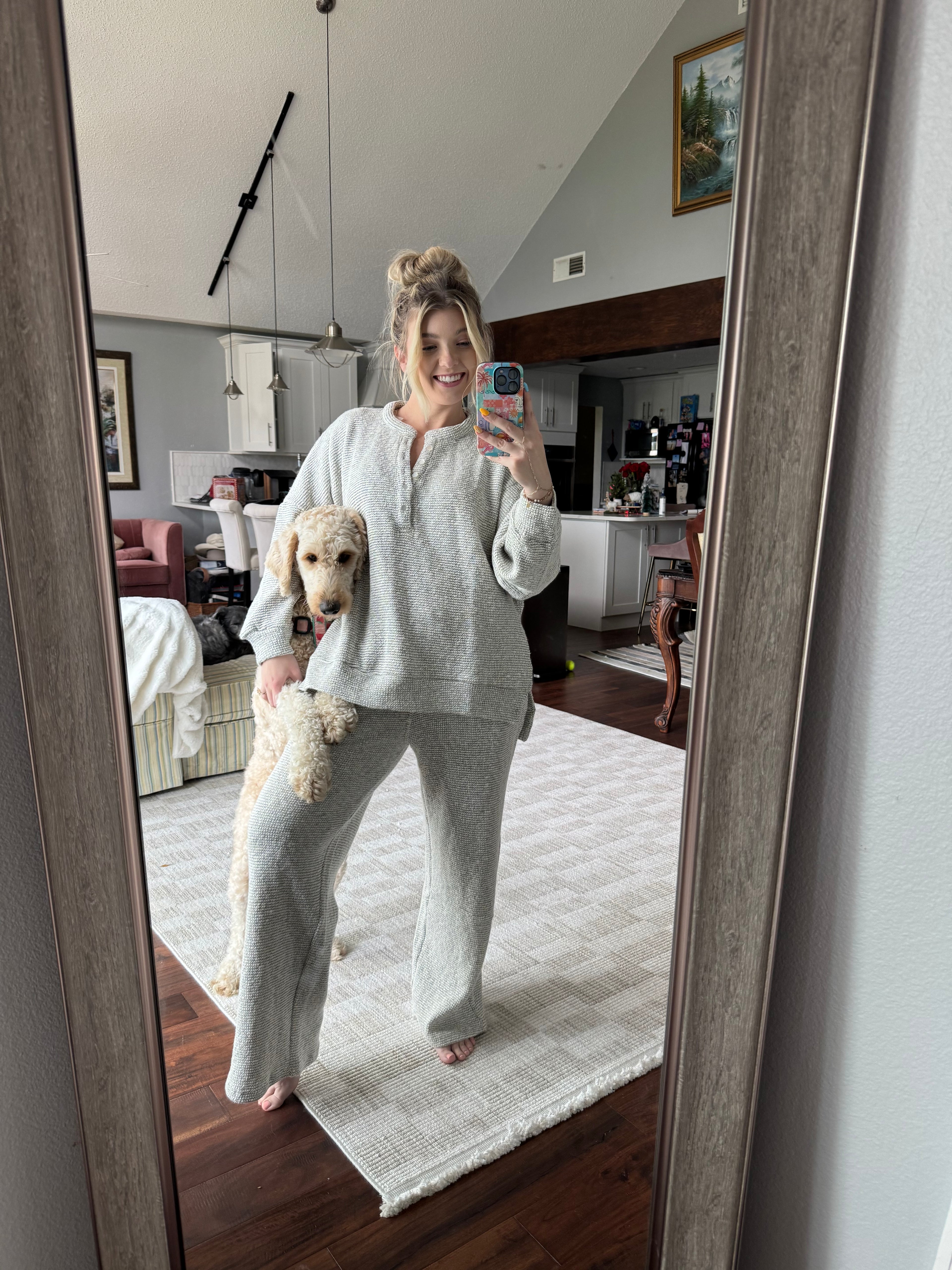 Marina Textured Knit Sweats