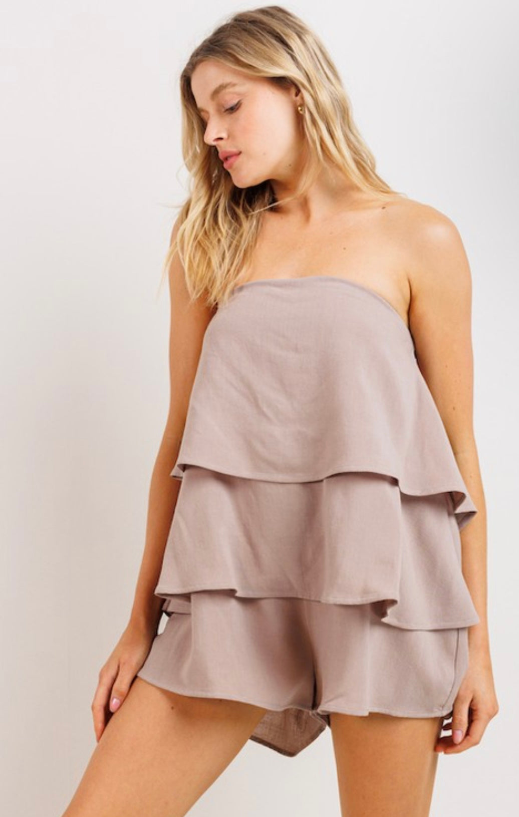 Taupe-ness Romper- Small