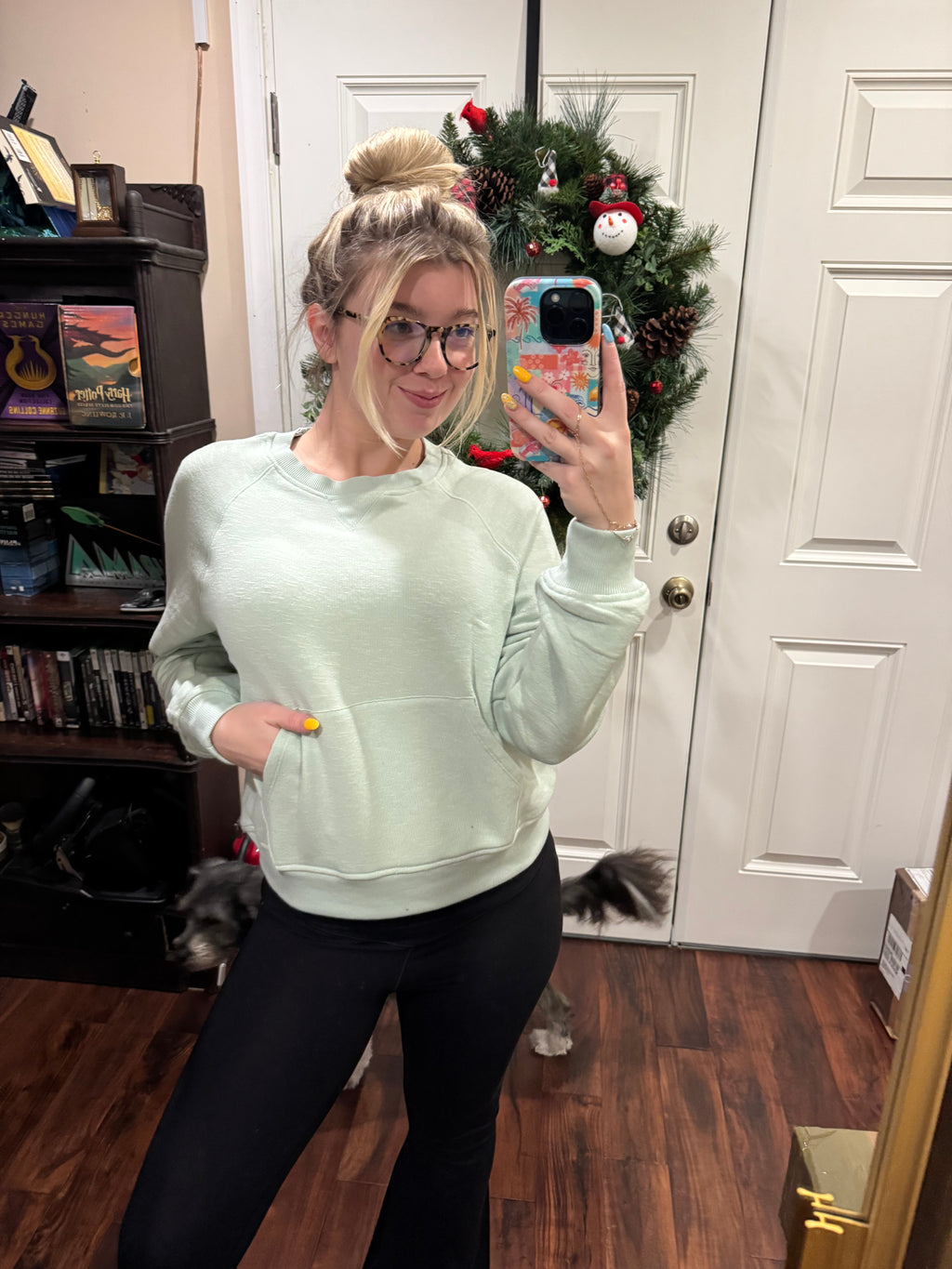 Lemon Lime Pocket Top