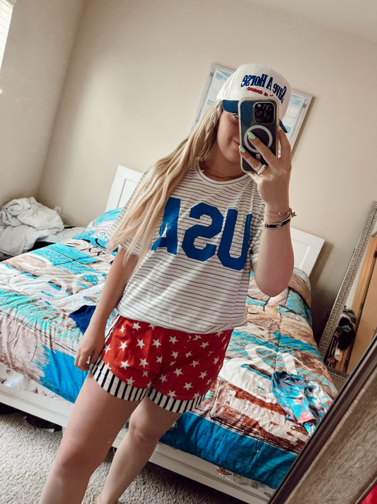 USA Striped Top