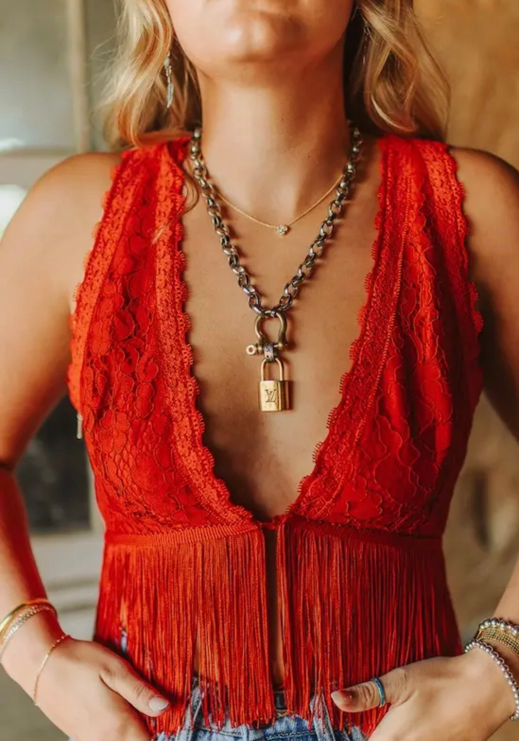 Darling Fringe Vest