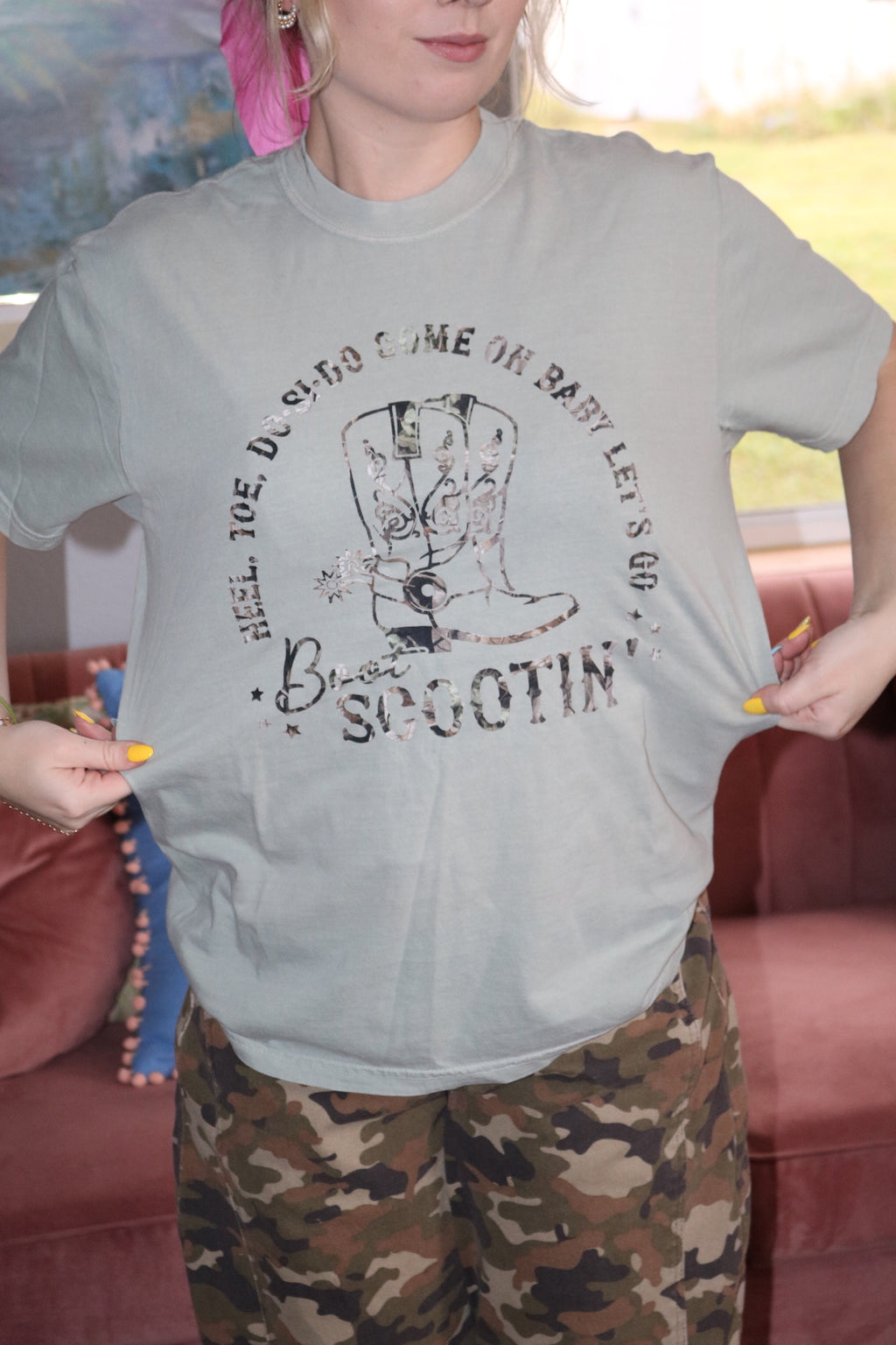 Boot Scootin Tee- Comfort Colors Unisex