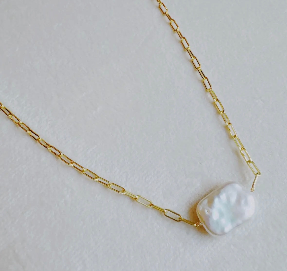 Gold Plated Nickel Free Pearl Stream
