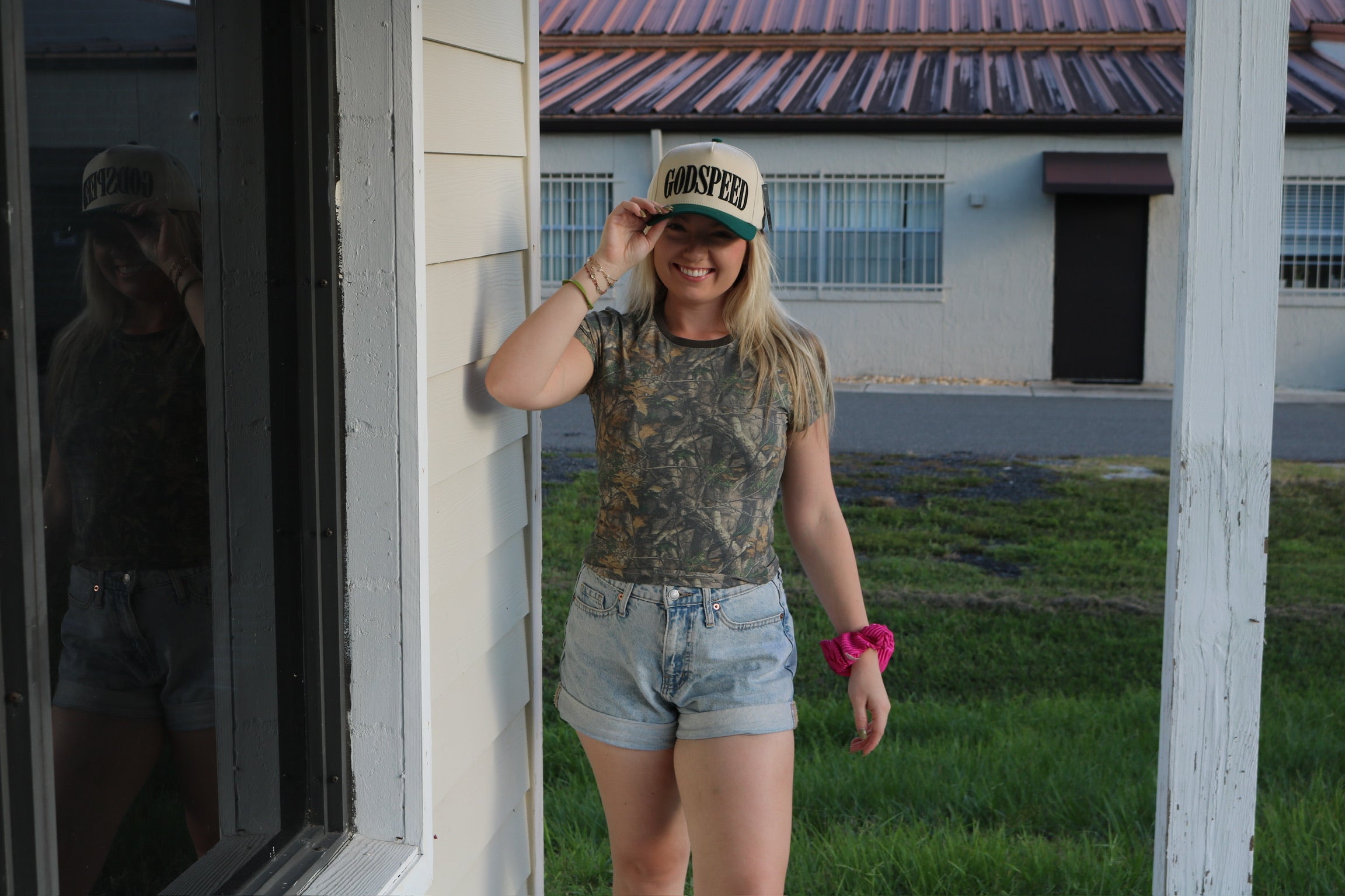 Nola Dark Camo Baby Tee