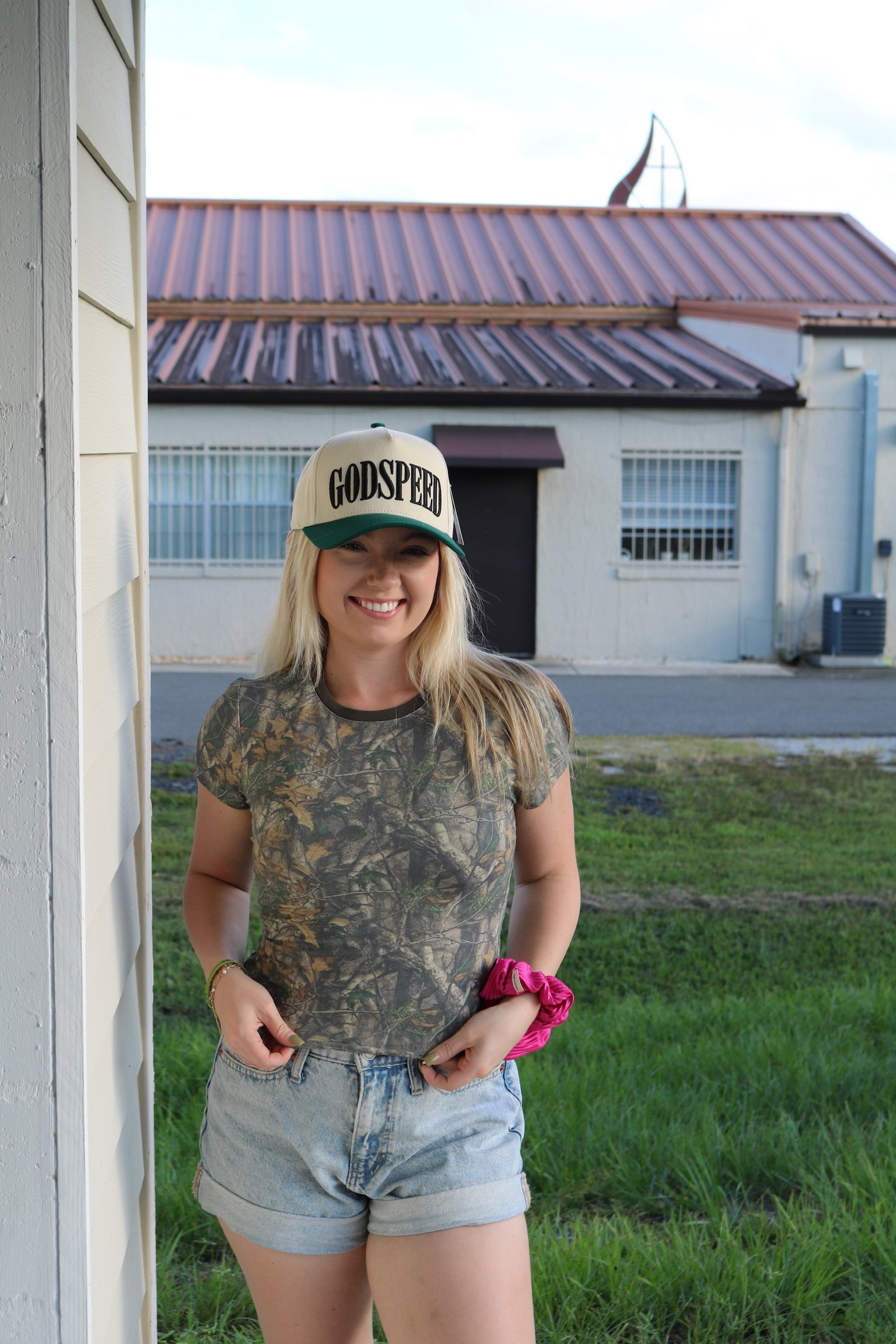 Nola Dark Camo Baby Tee