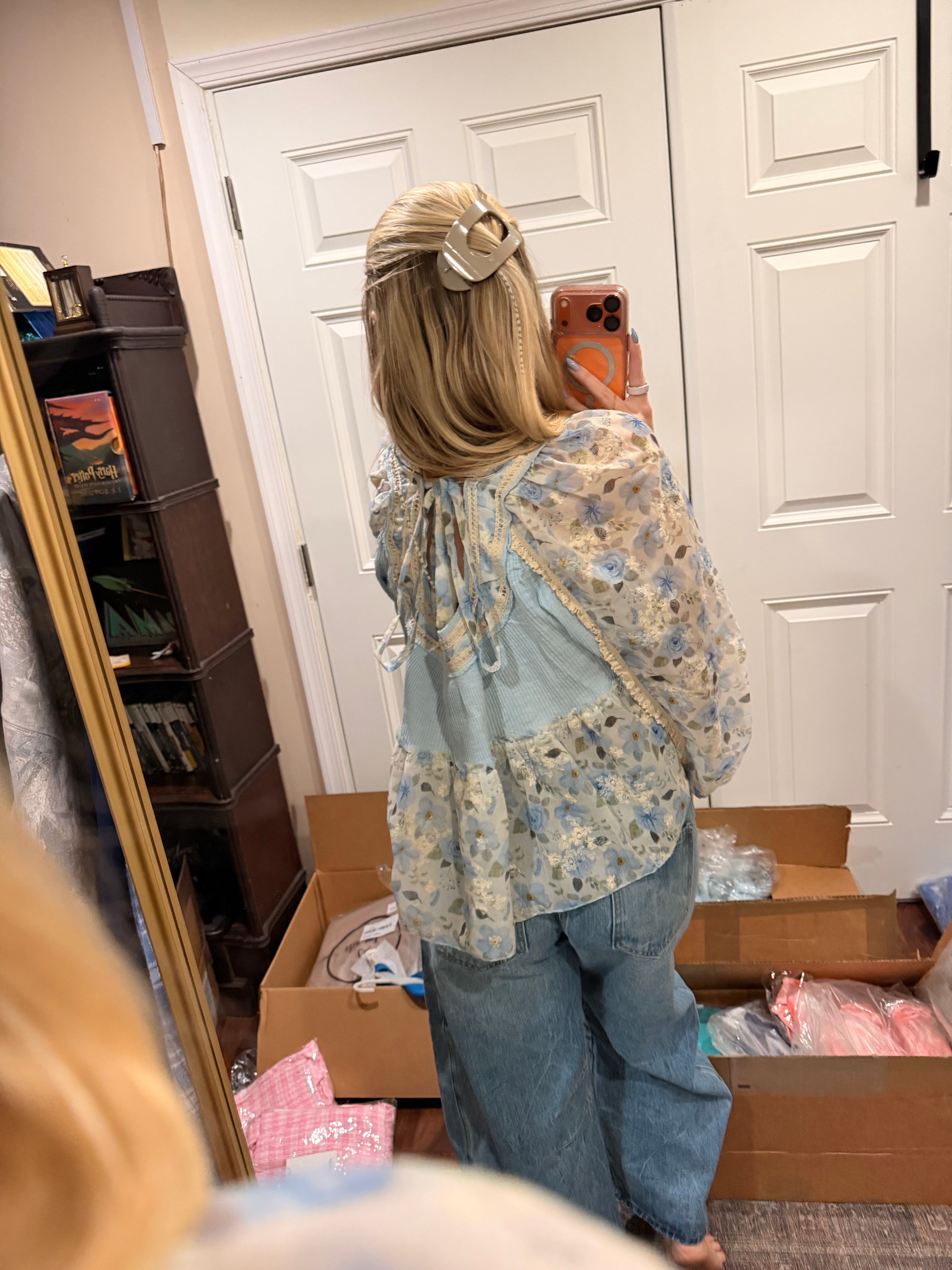 Bluebird Romance Top