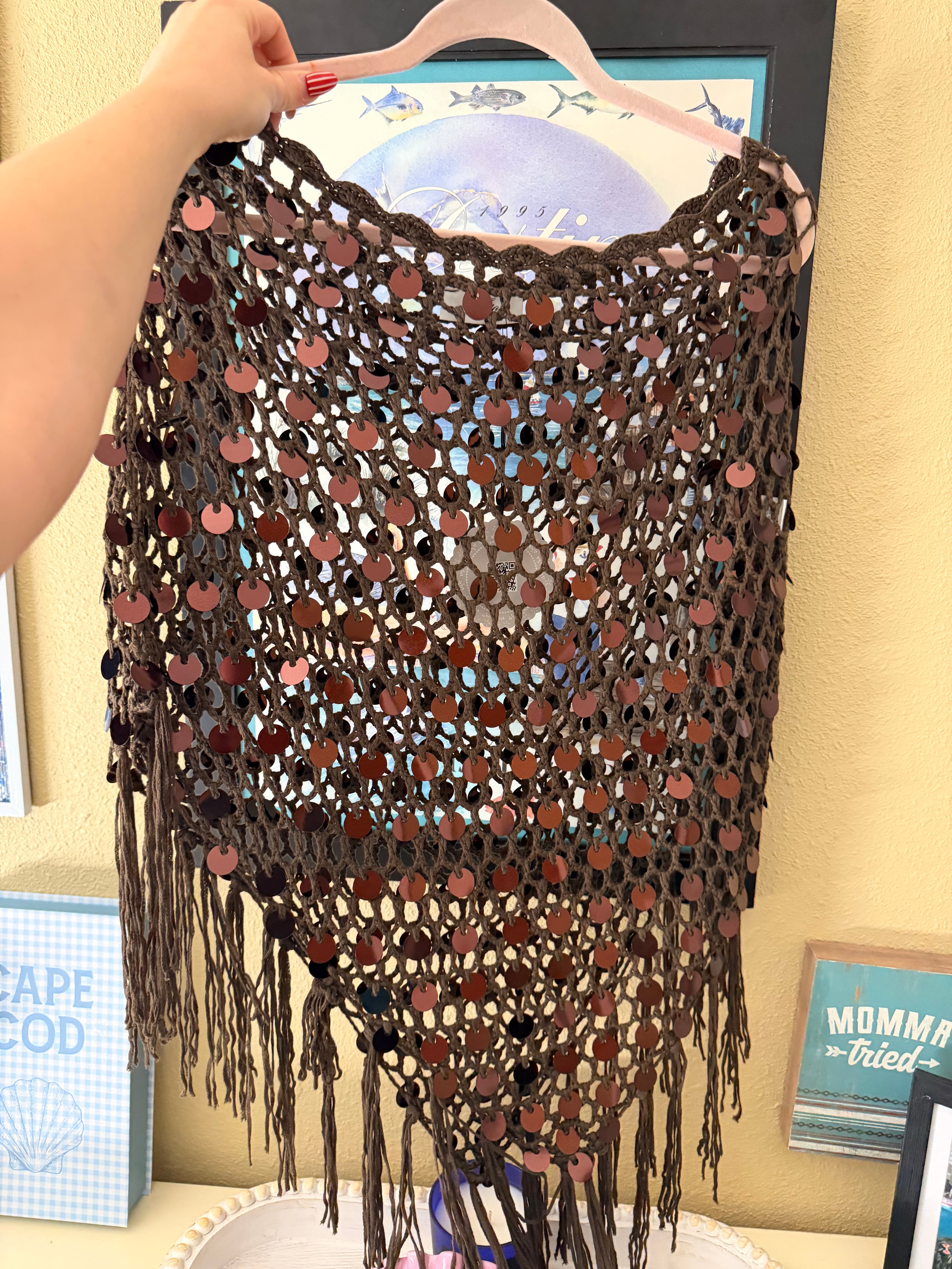 Aquarmarine Poncho