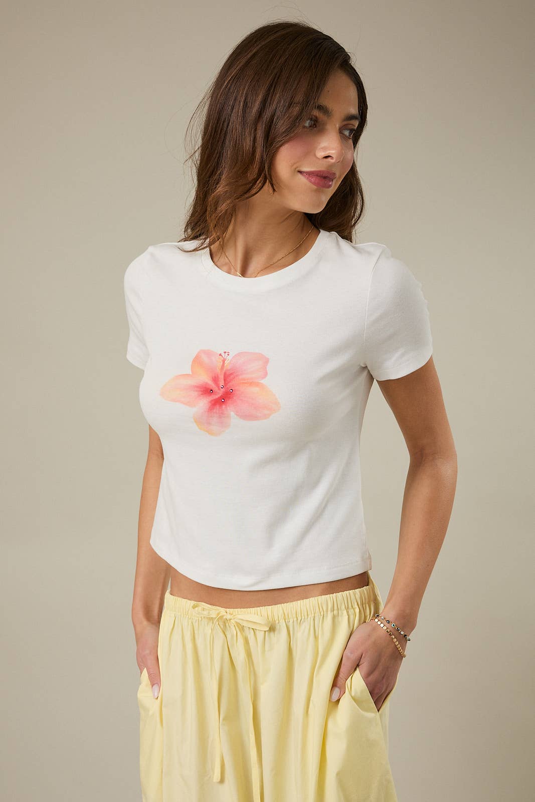 Rhinestone Baby Tee