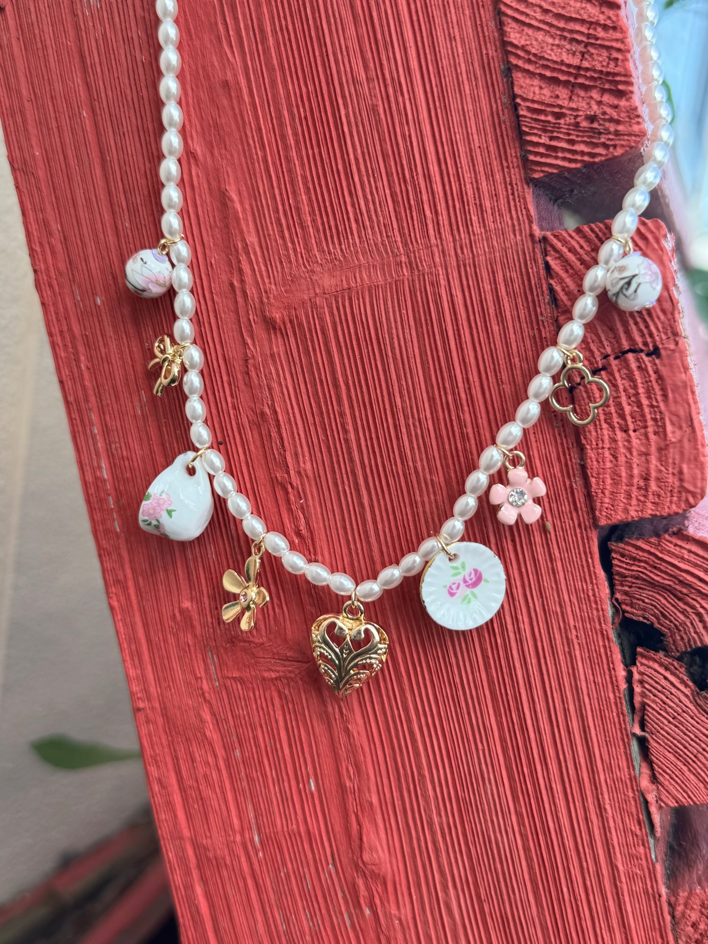 Tea Time Charm Necklace