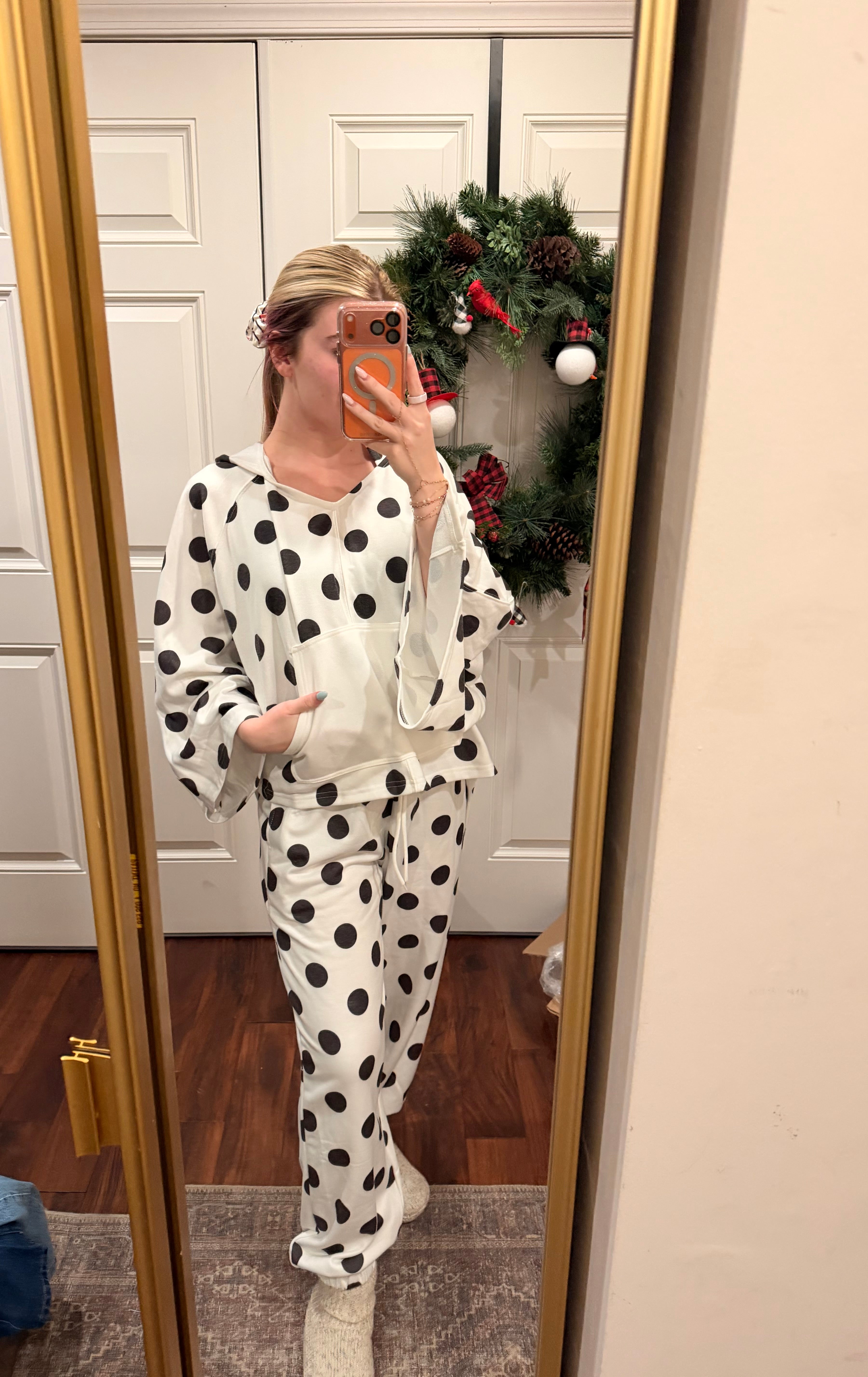 Polka Dot Jogger Set