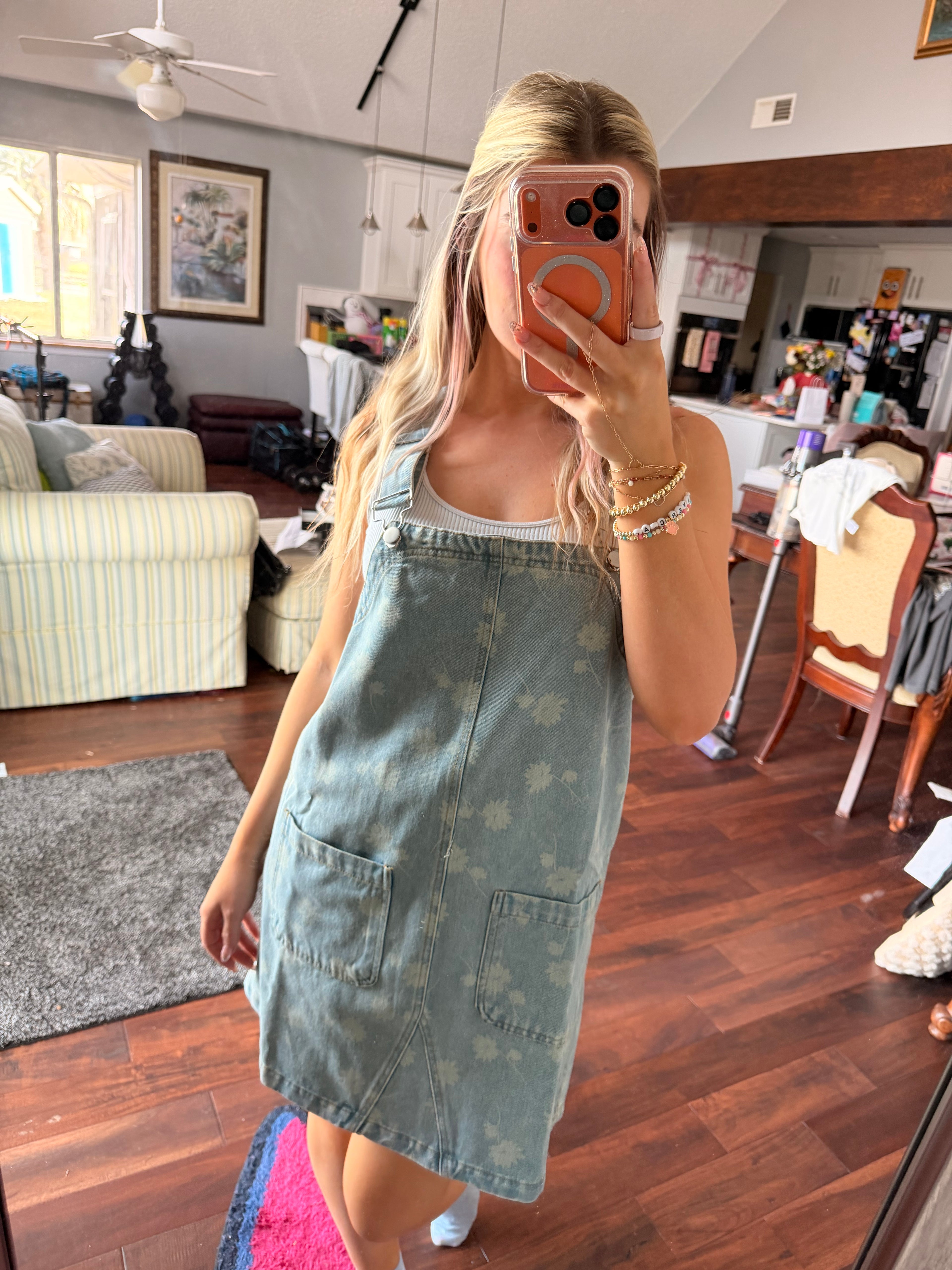 Blue Jean Baby Overall Dress