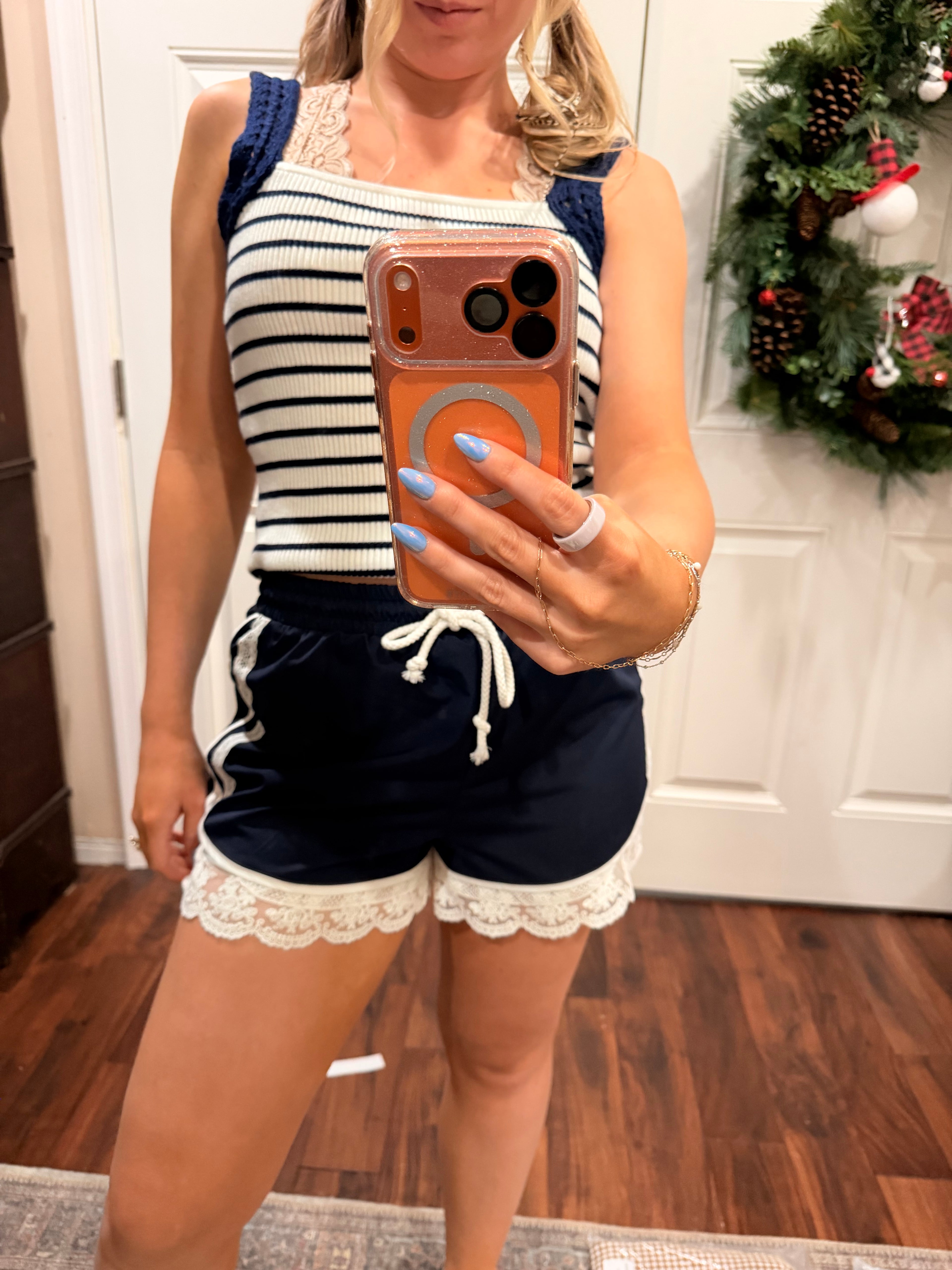 Navy Track Short Preorder