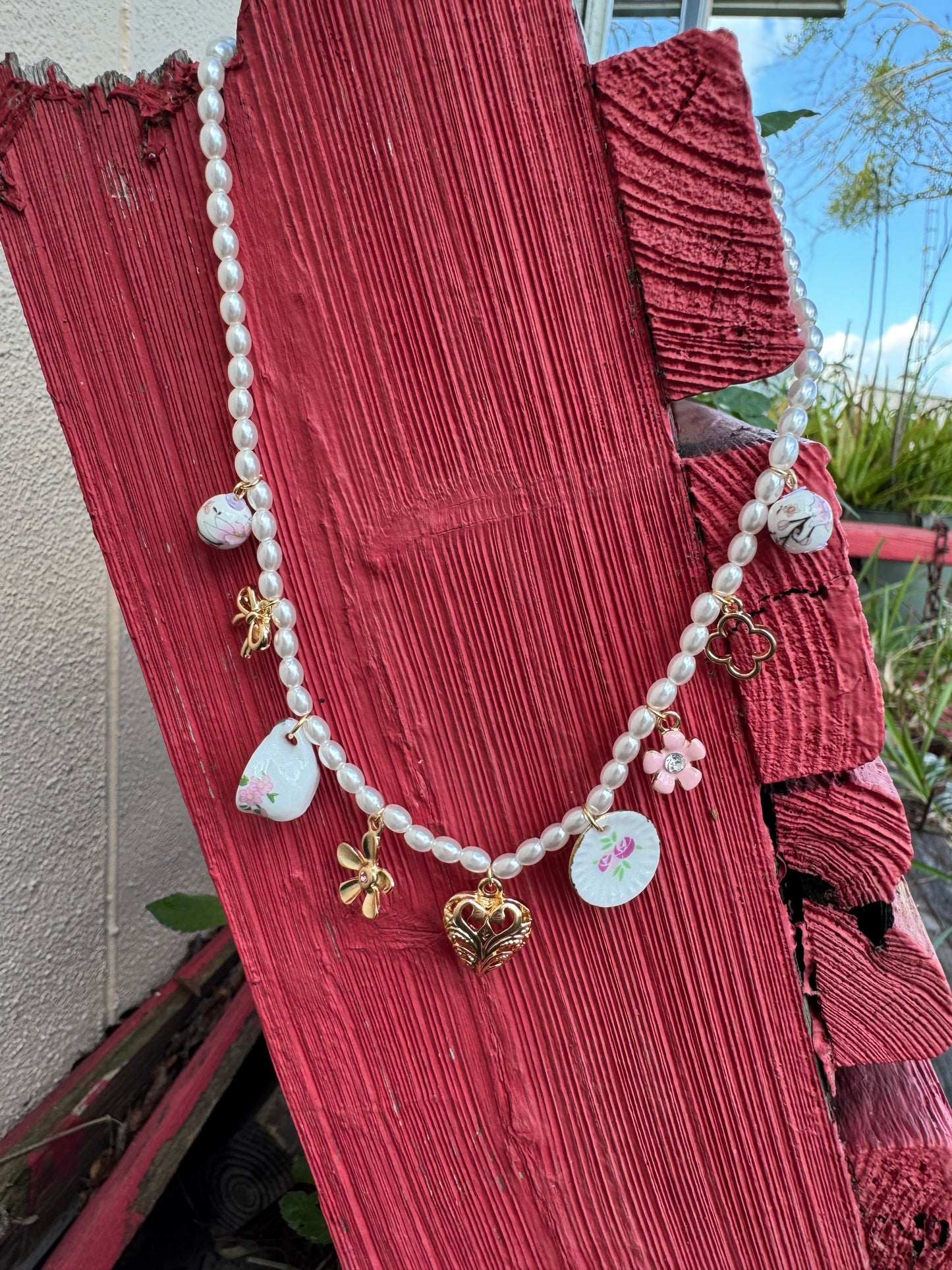 Tea Time Charm Necklace