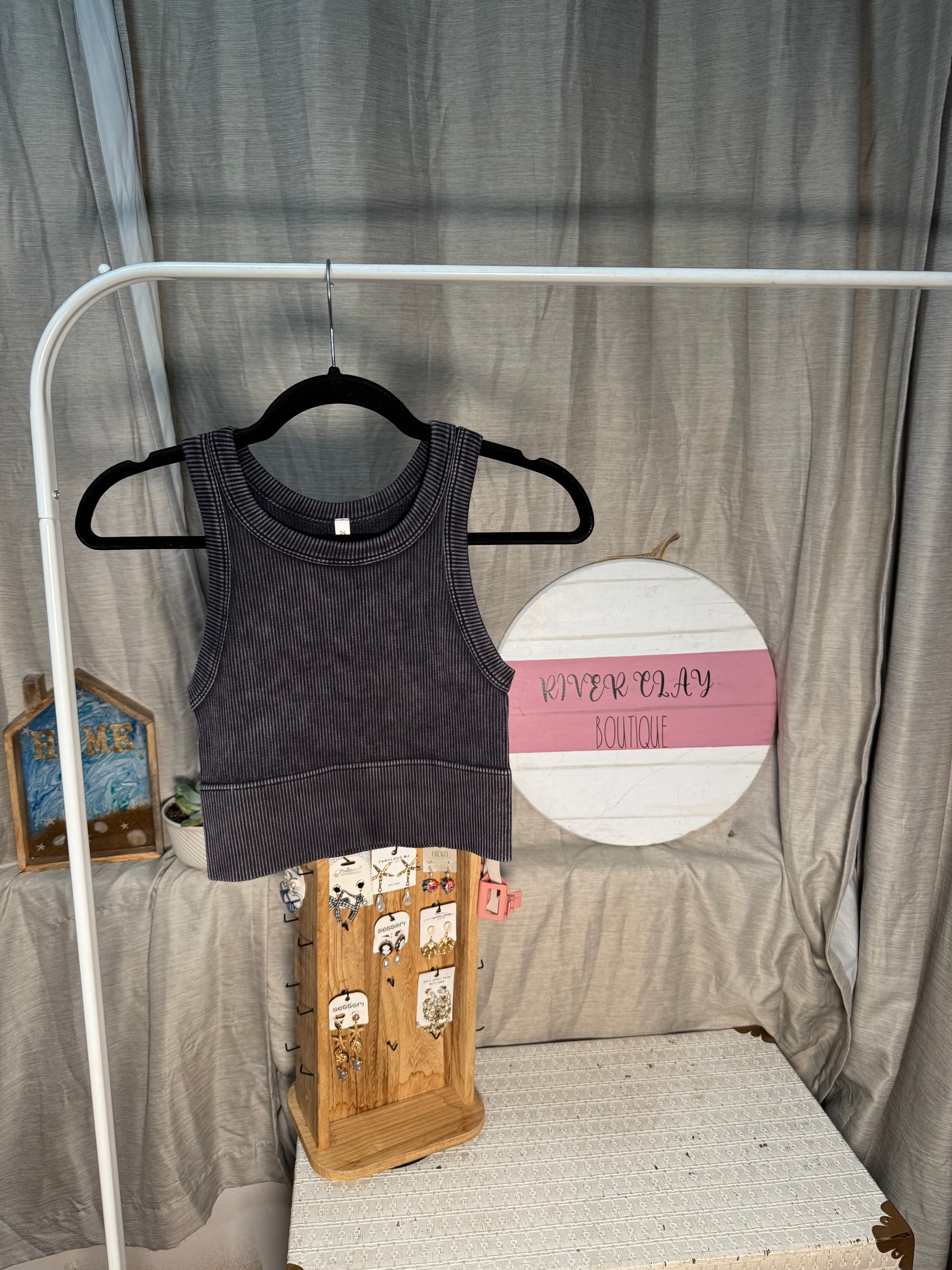 Stretchy Cropped Tank