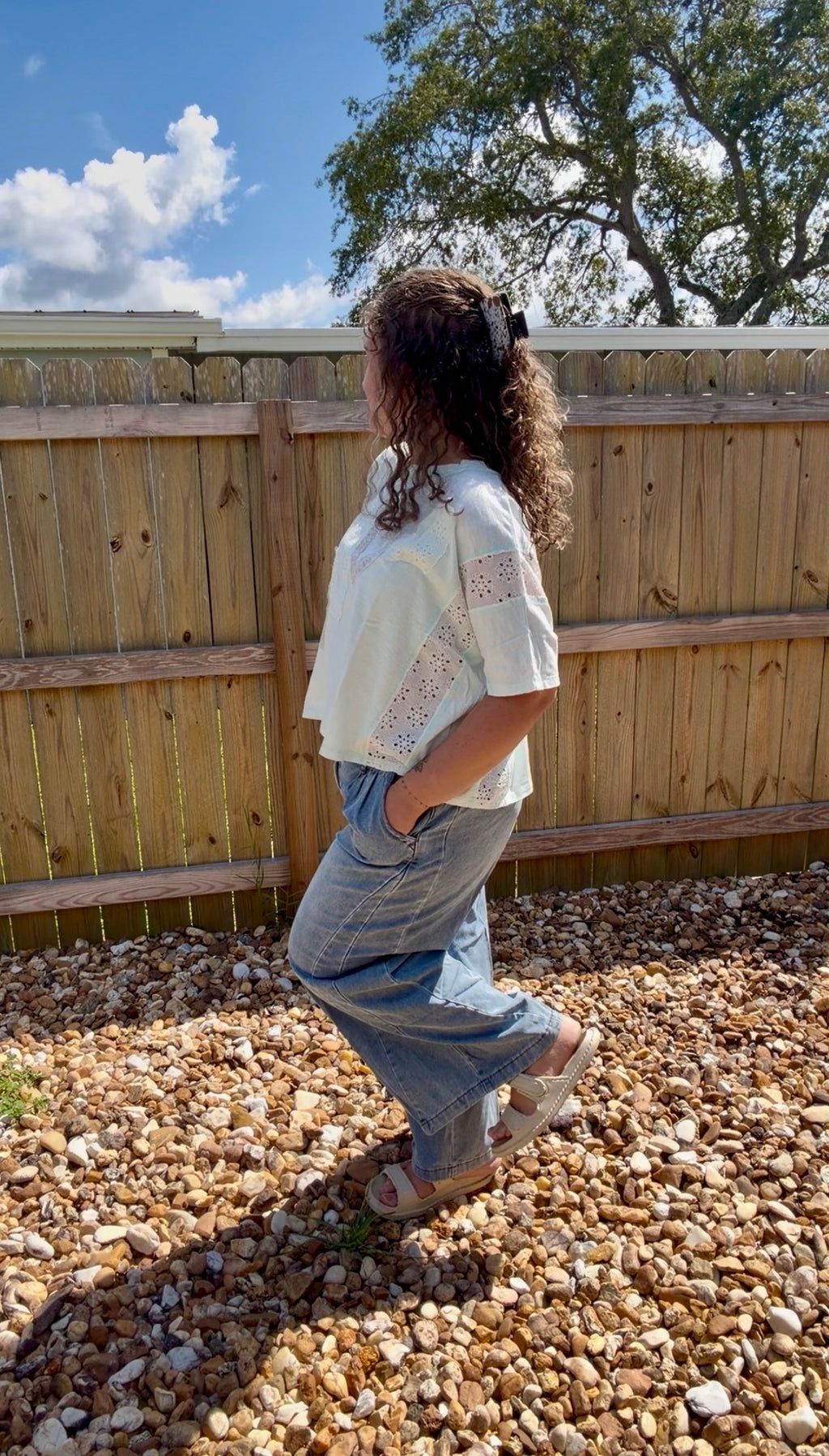 Jeanie’s Cropped Jeans