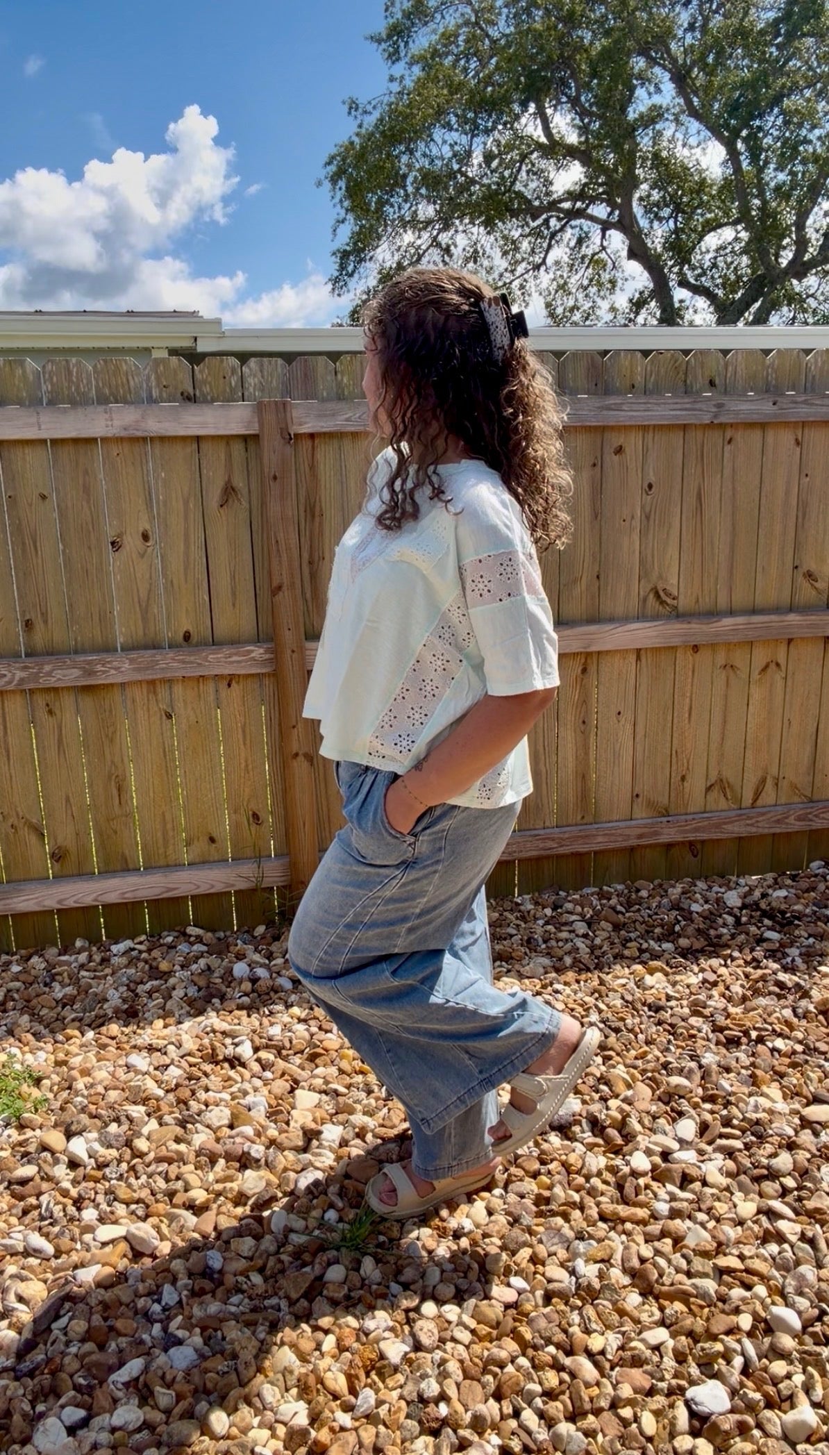 Jeanie’s Cropped Jeans