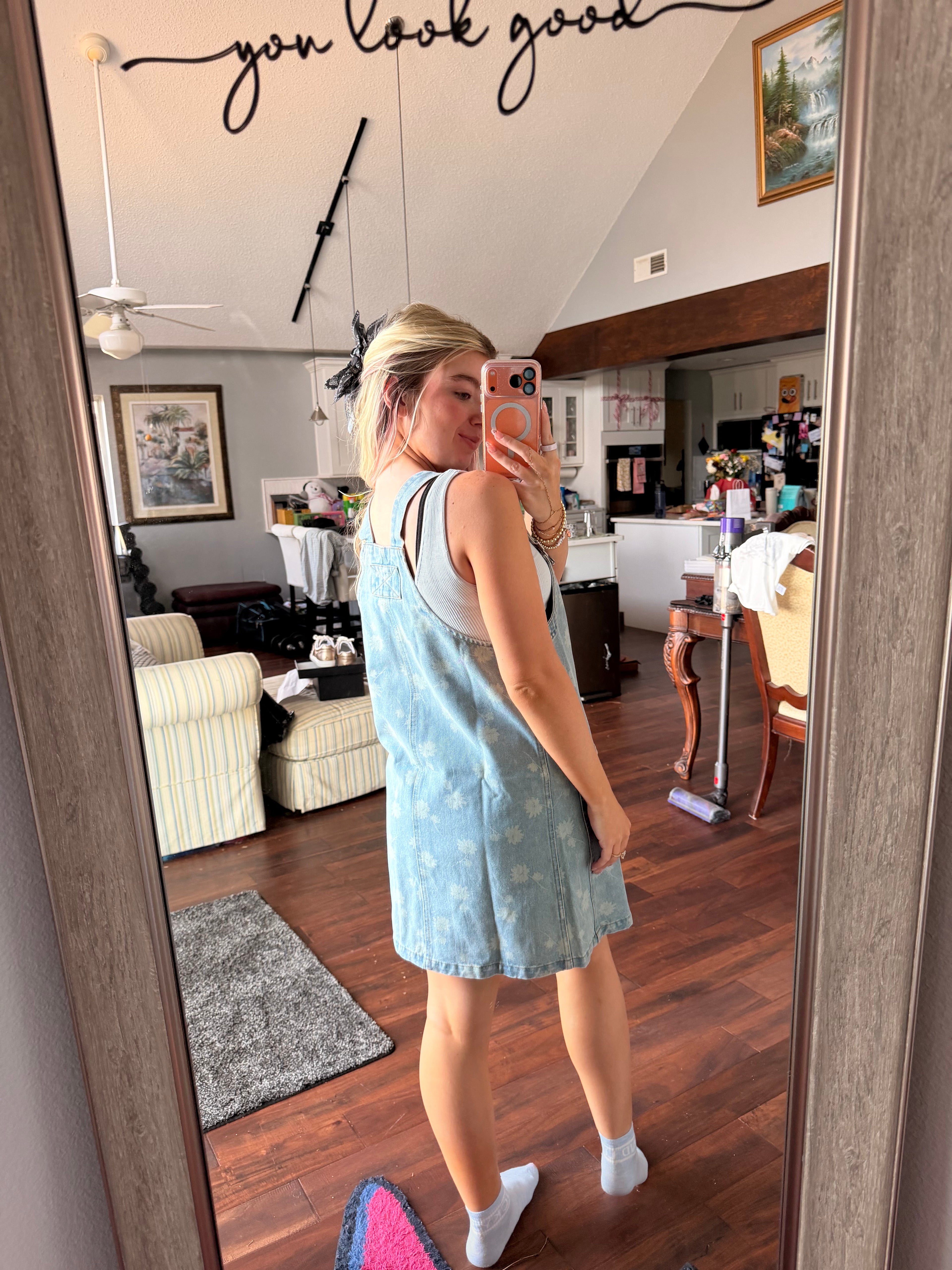 Blue Jean Baby Overall Dress