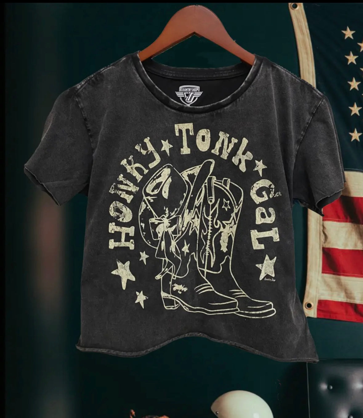 Honky Tonk Gal Cropped Tee